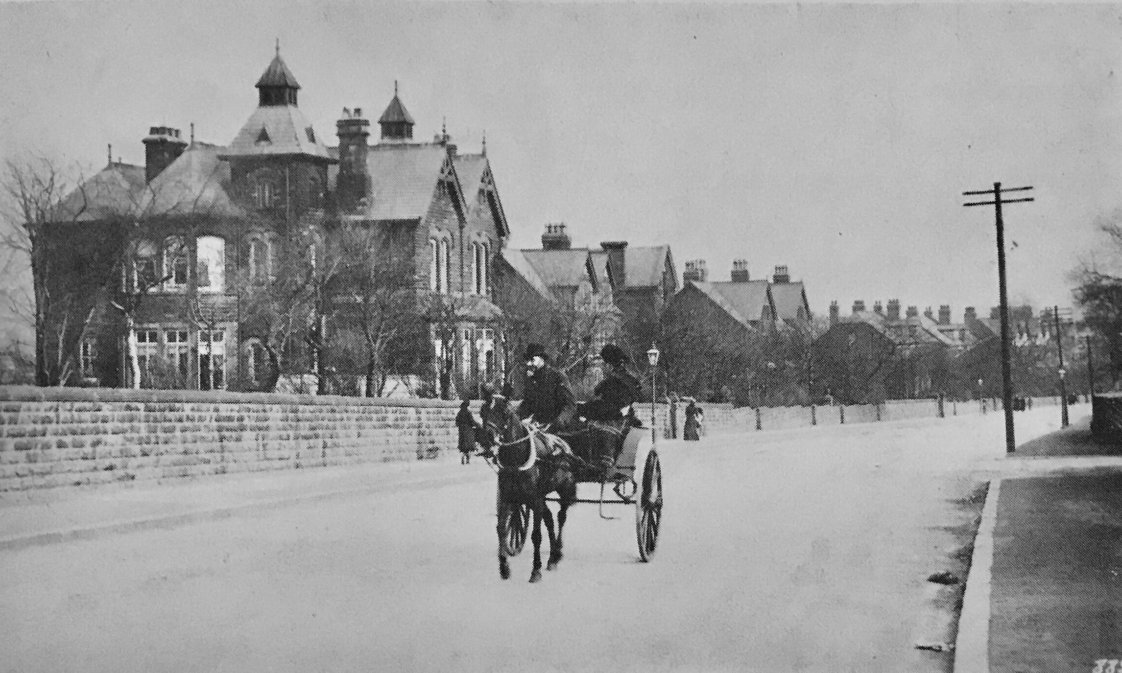Reservoir Hill, Otley Road, circa 1906
