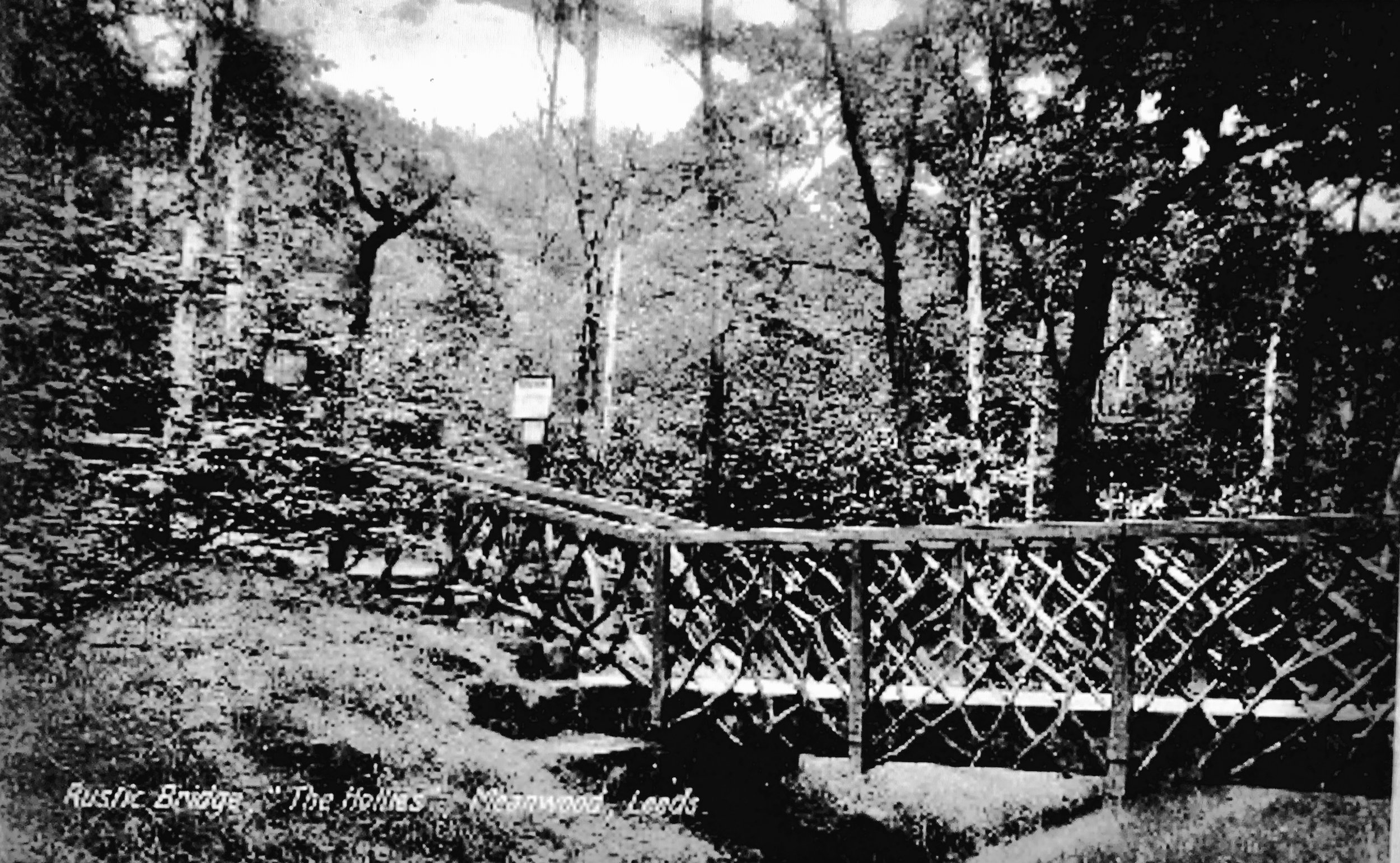 The Hollies Rustic Bridge