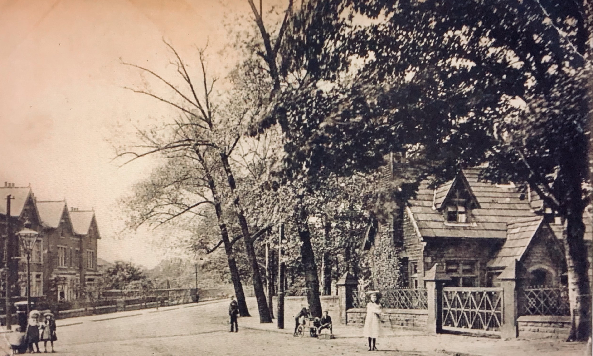 Gate House, Headingley House, Kirkstall Lane, circa 1900