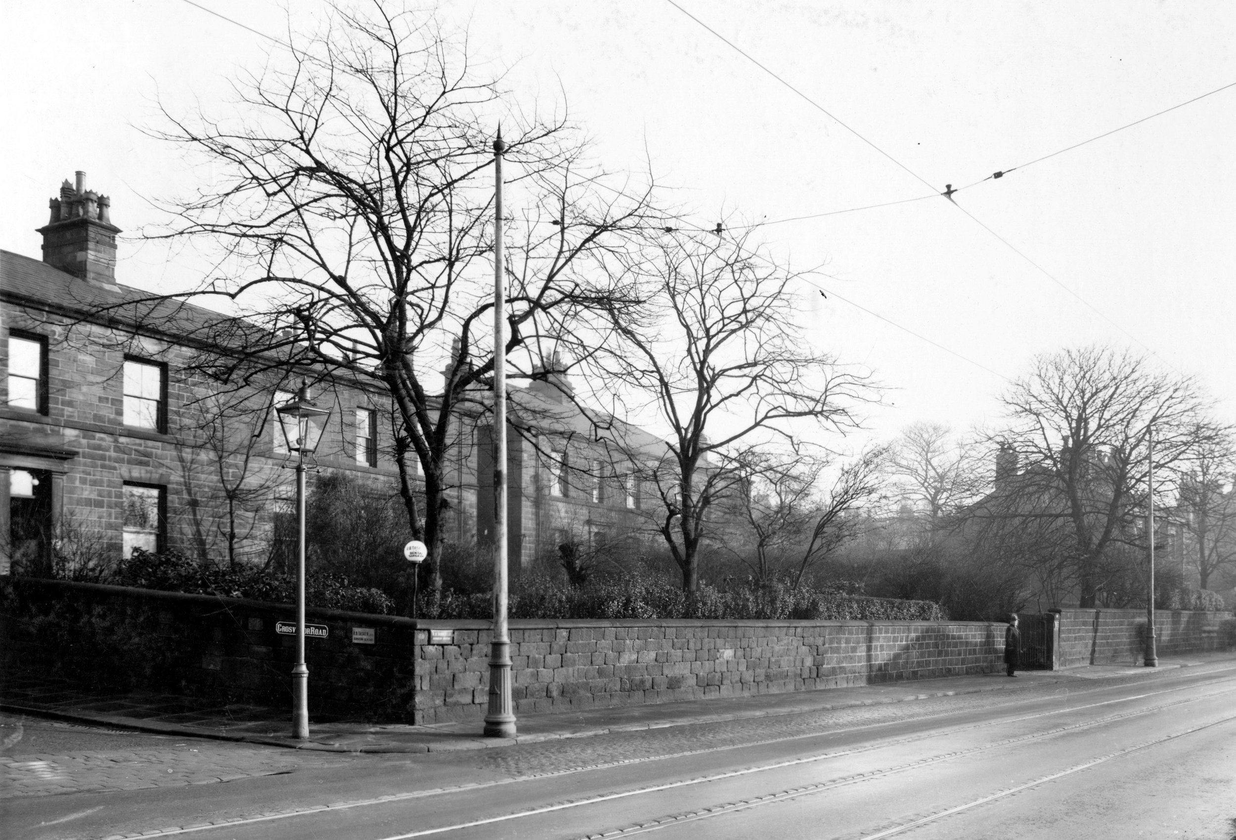 Headingley Lane, junction with Grosvenor Road, 1937