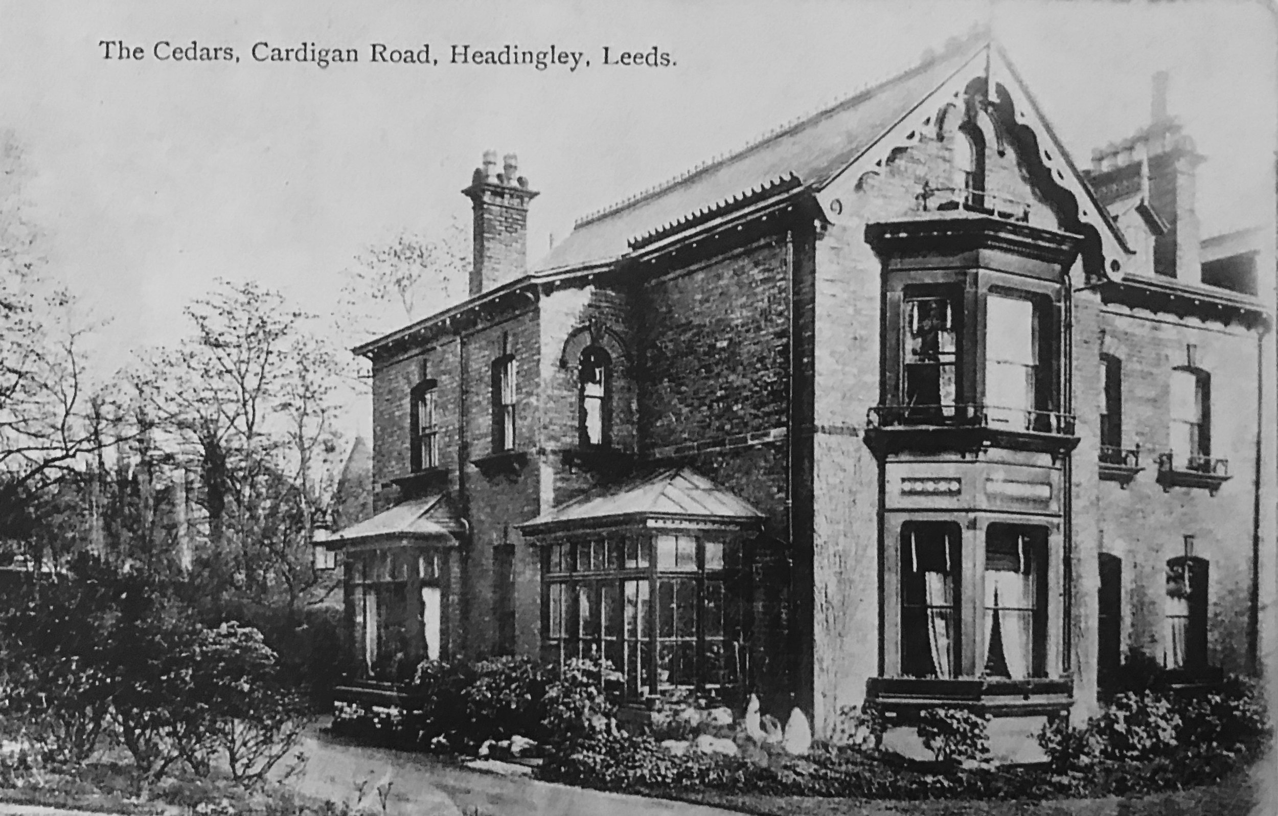 The Cedars, built in the Old Gardens 