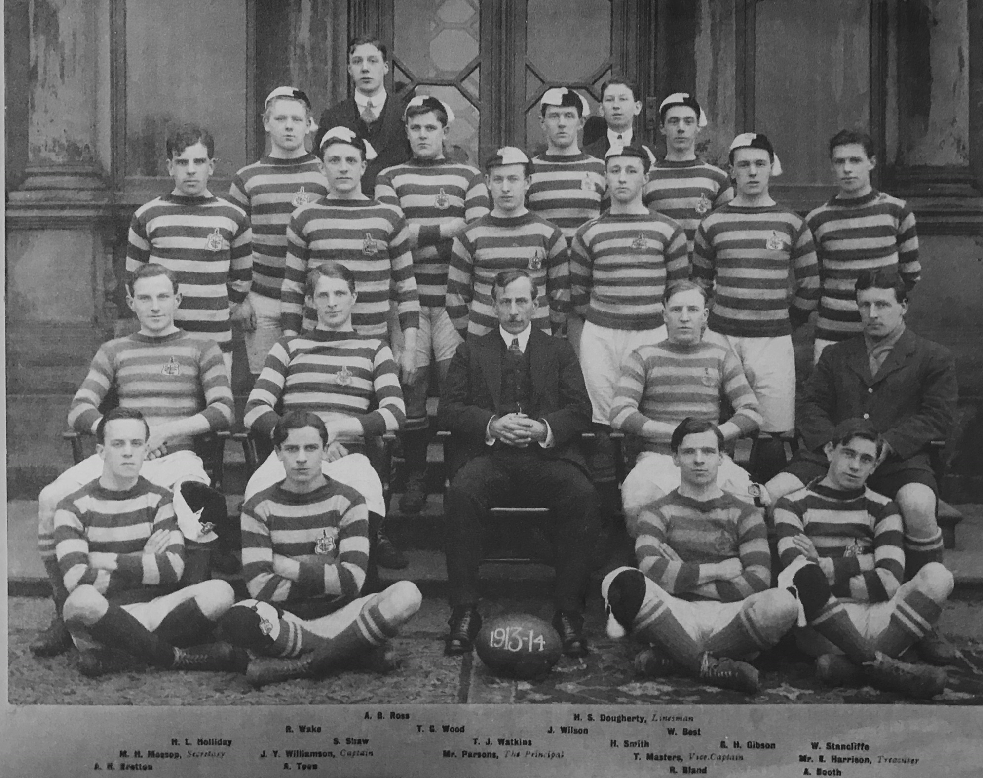 Men's rugby union team, 1913-14 season