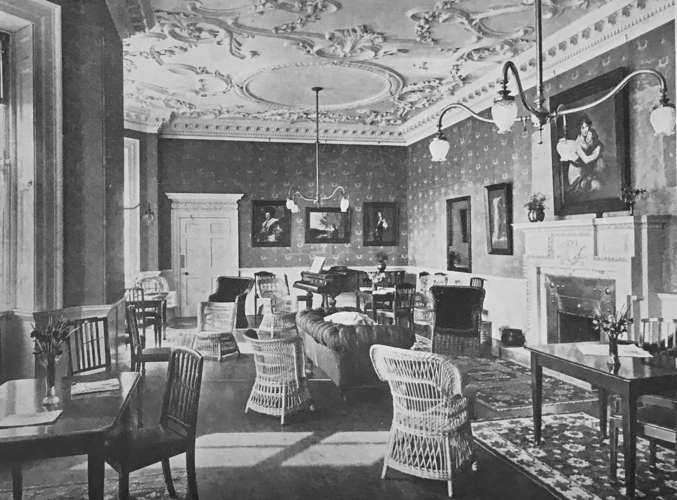 Common Room, The Grange, 1912