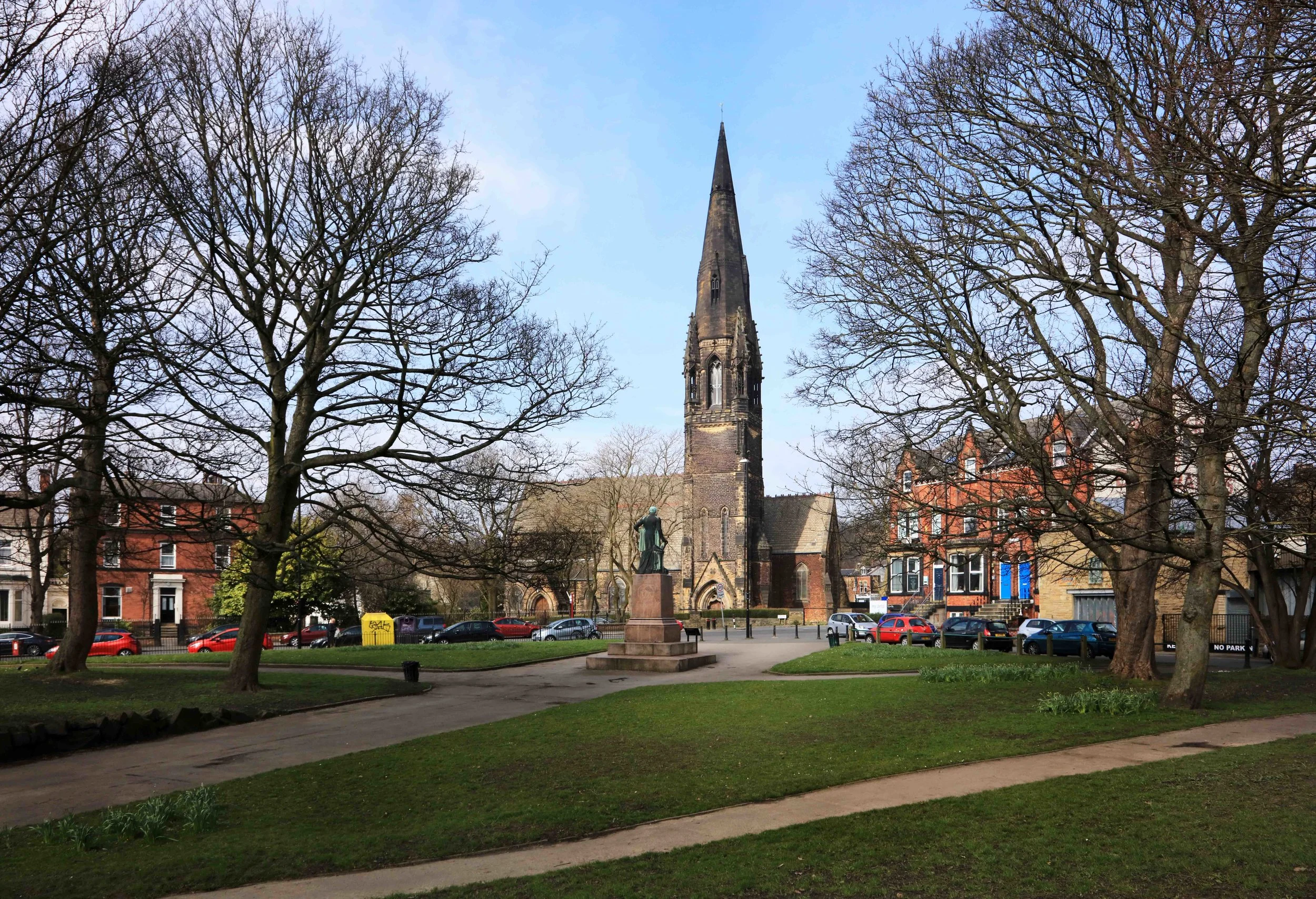 St Augustine's Church, from Woodhouse Moor © JHJ
