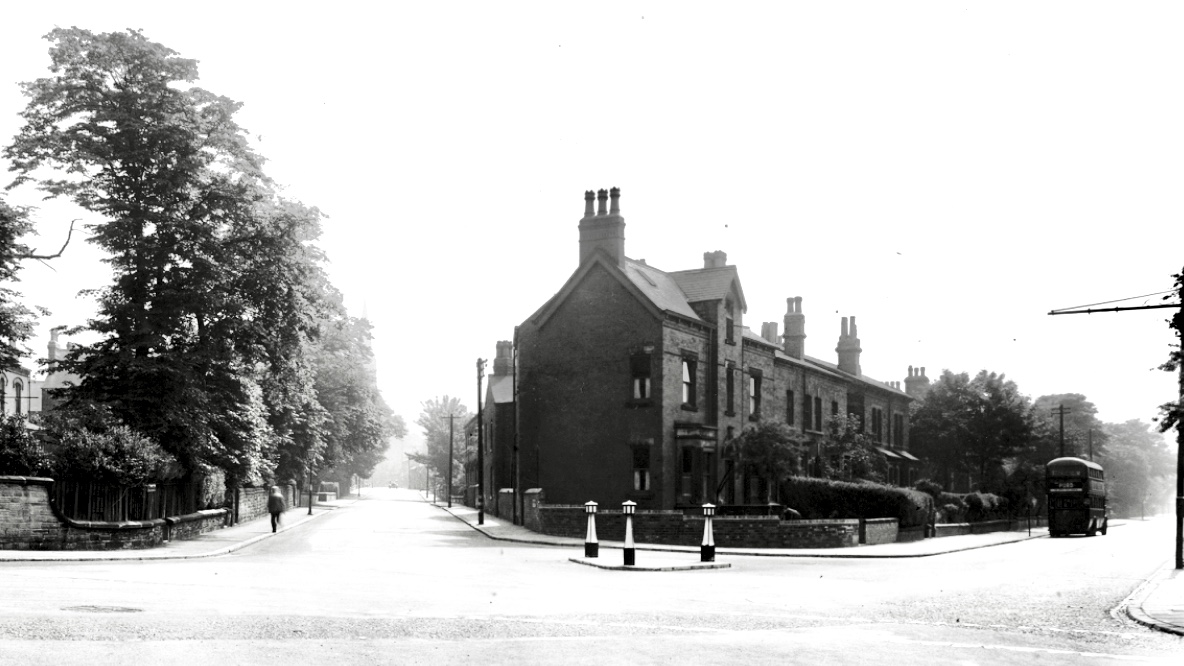 St Michael’s Road and Cardigan Road, 1949