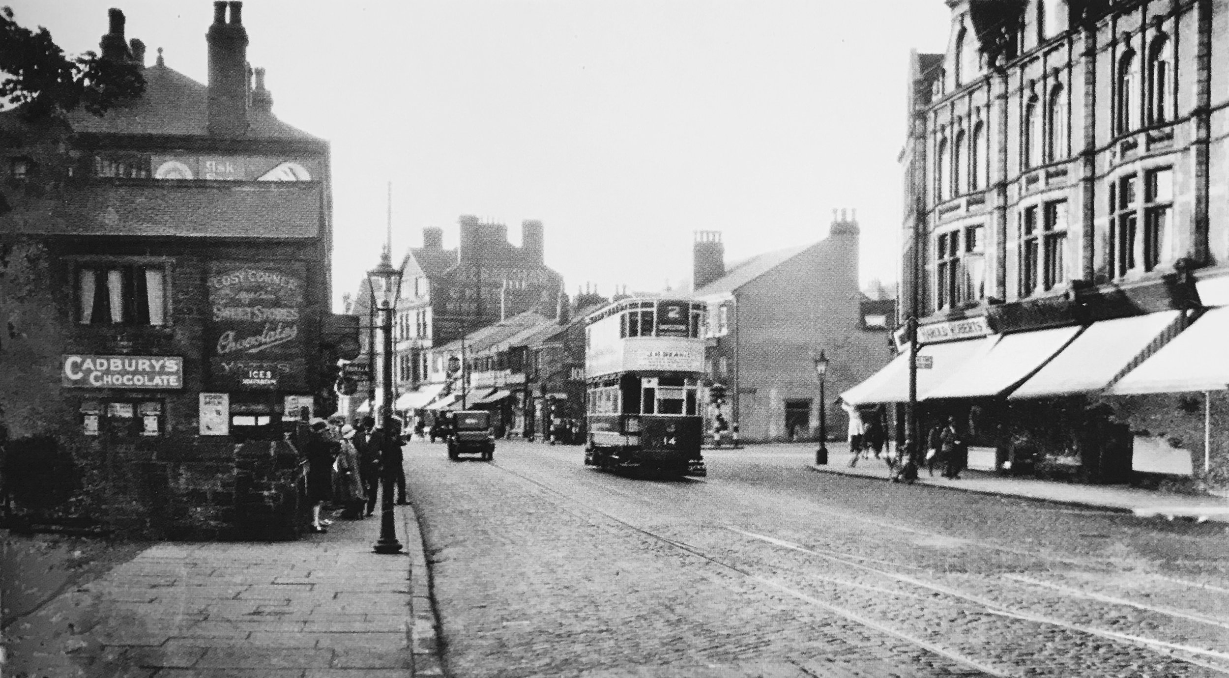 Hyde Park Corner, from Woodhouse Lane, c1930