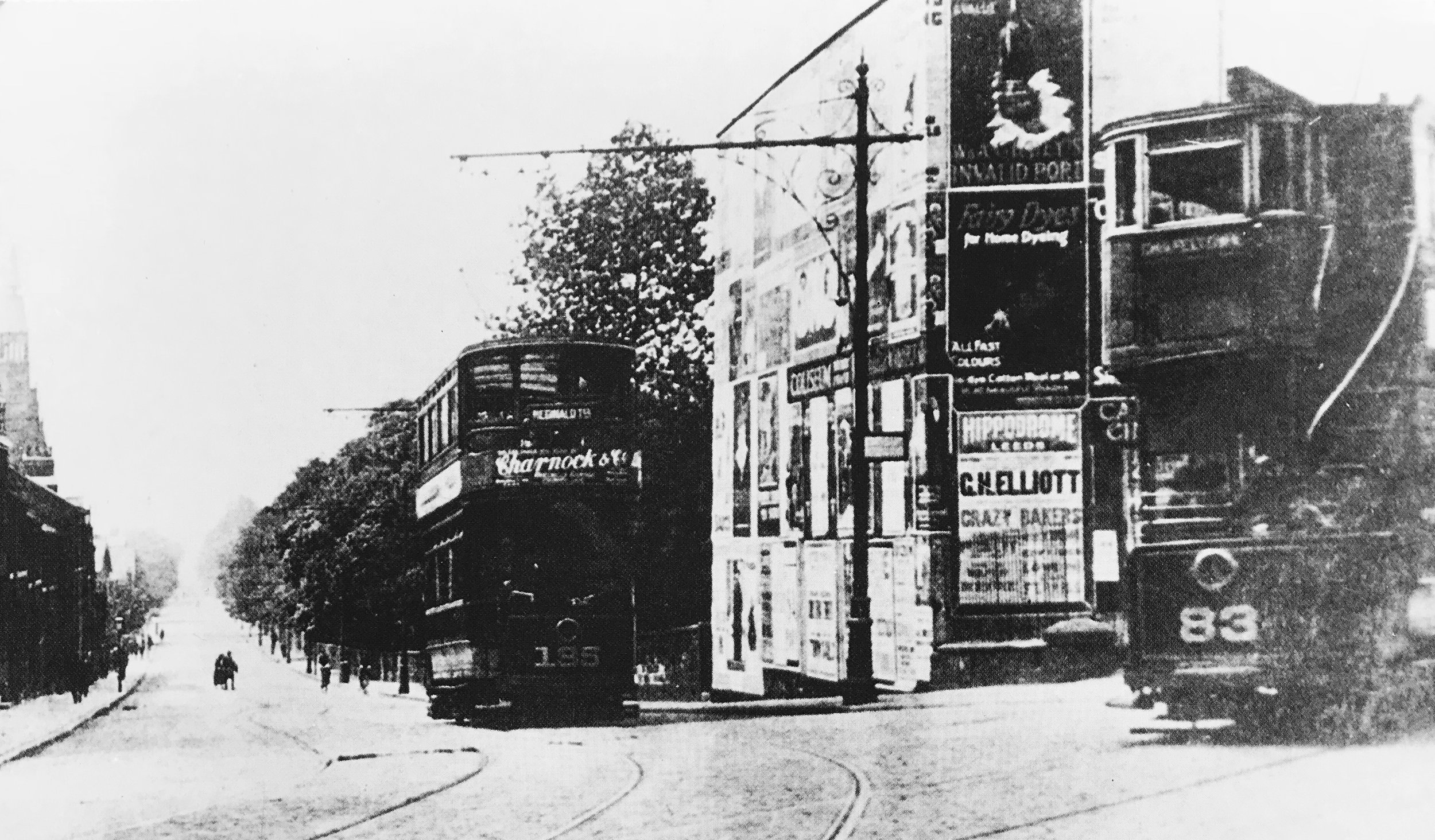 Victoria Road from Hyde Park Corner, circa 1910