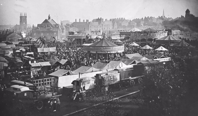 Woodhouse Feast, Cinder Moor, by Hyde Park Corner, 1915