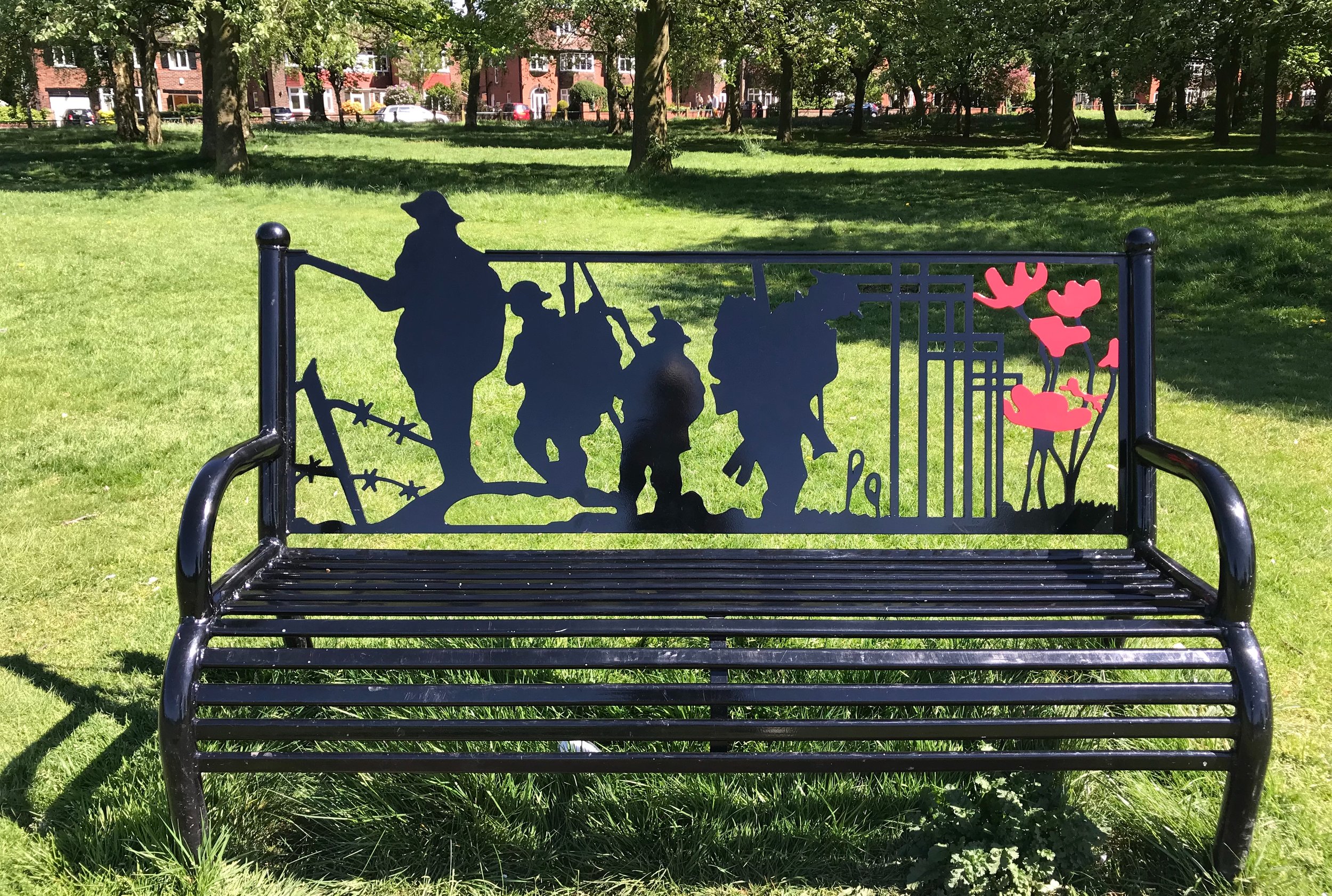 Memorial Bench, Beckett Park © HP