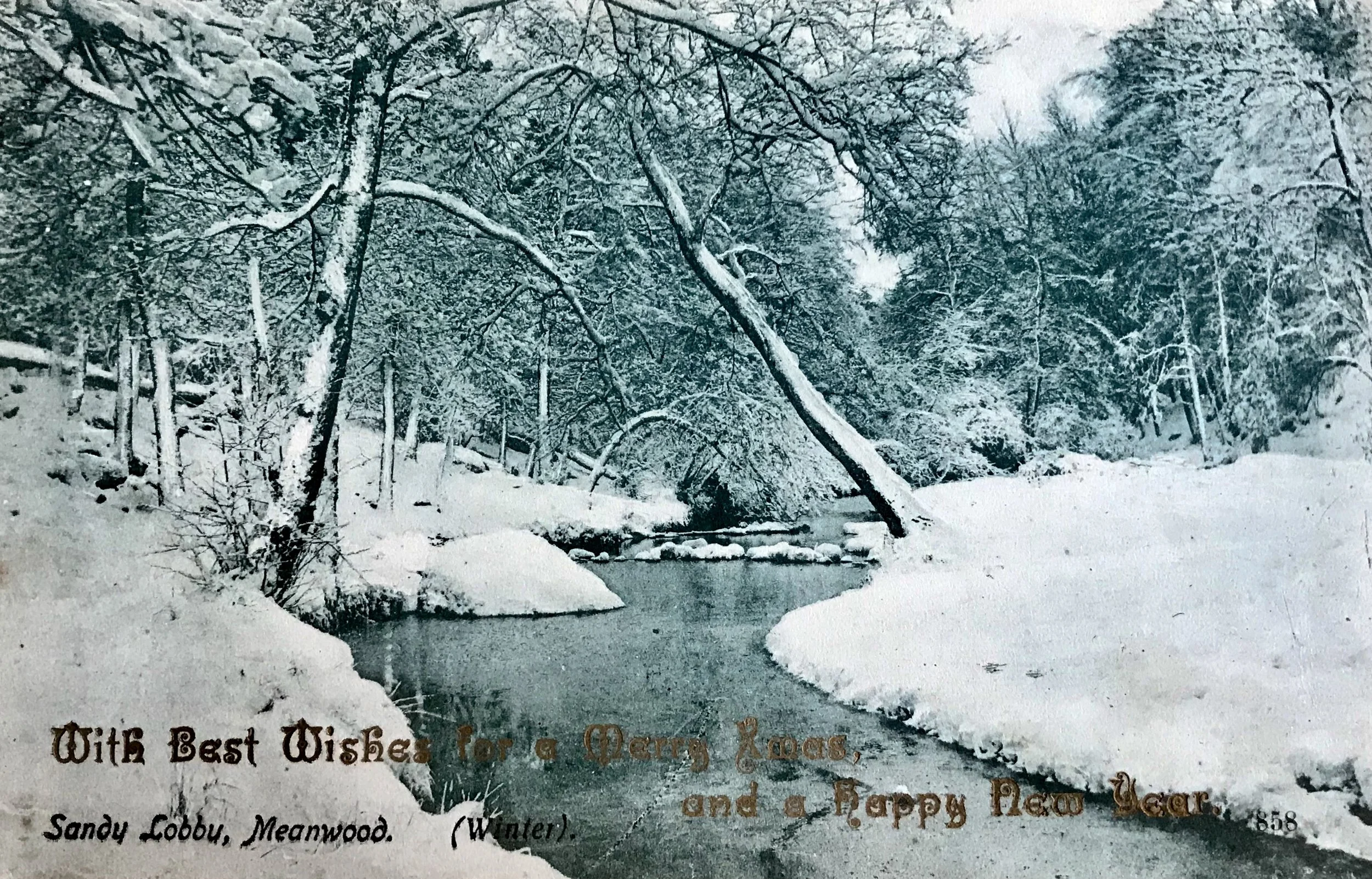 Sandy Lobby in Winter, Early 1900s