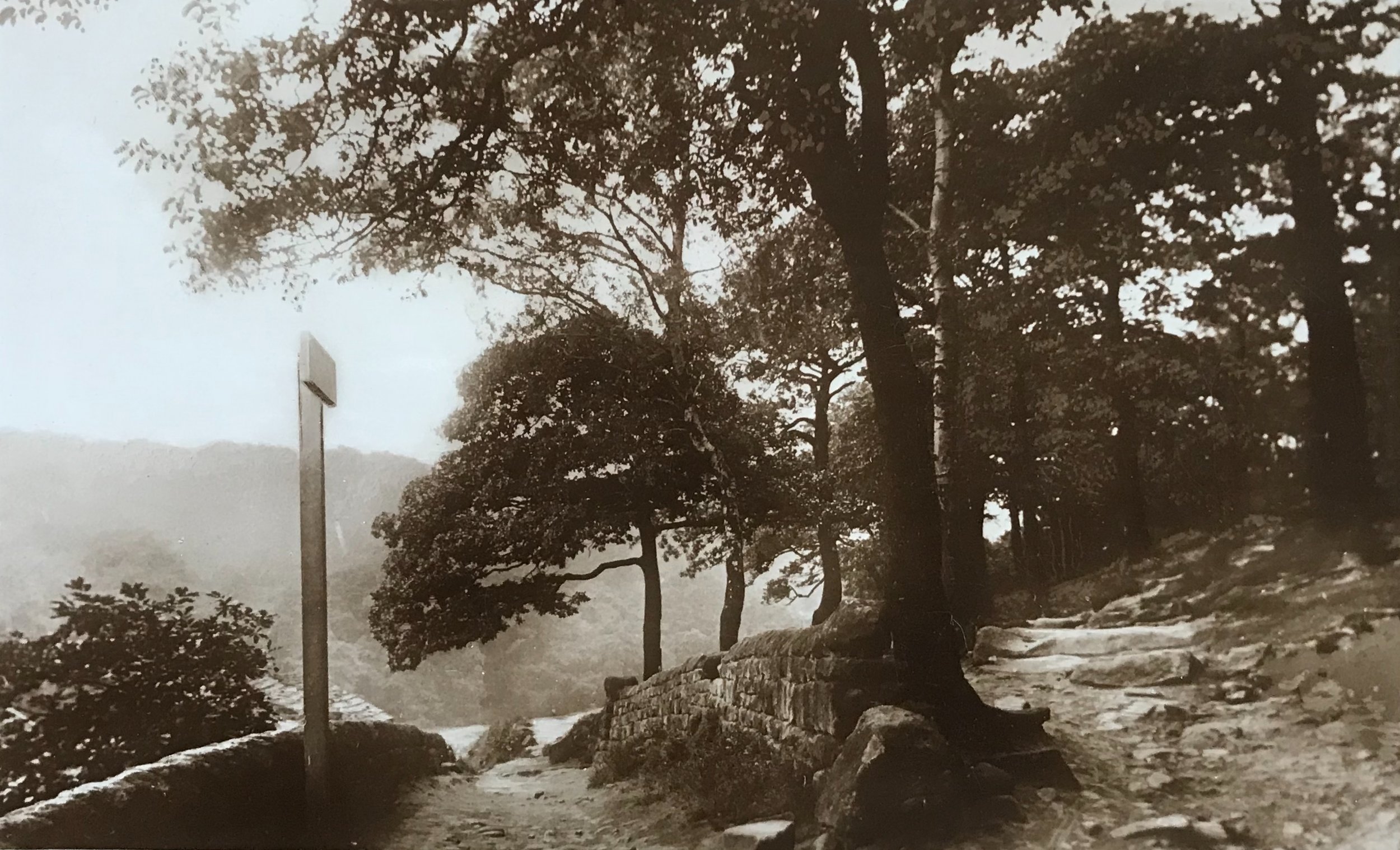 Path past Hustler's Row, Early 1900s