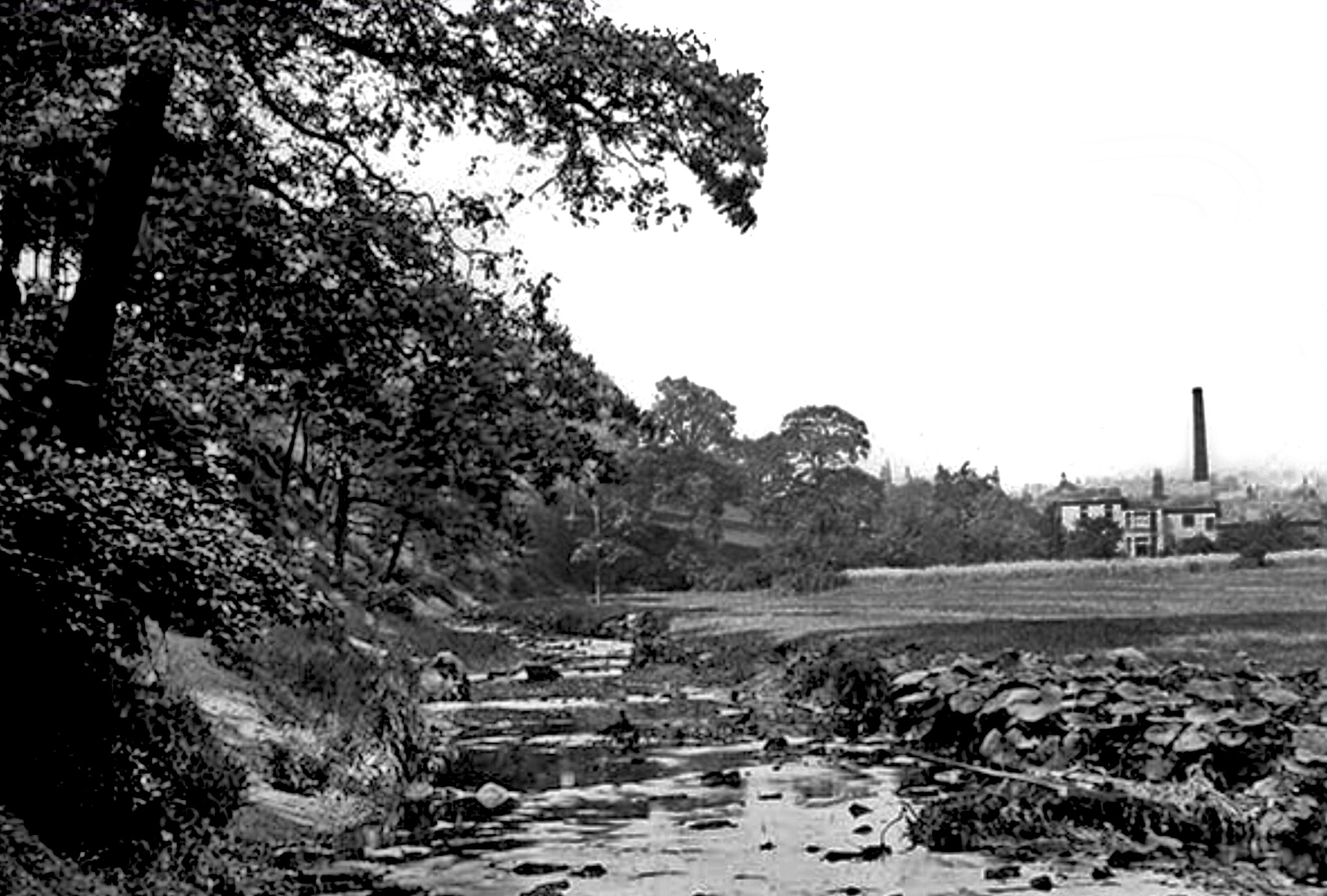 Meanwood Valley, up Meanwood Beck, circa 1890