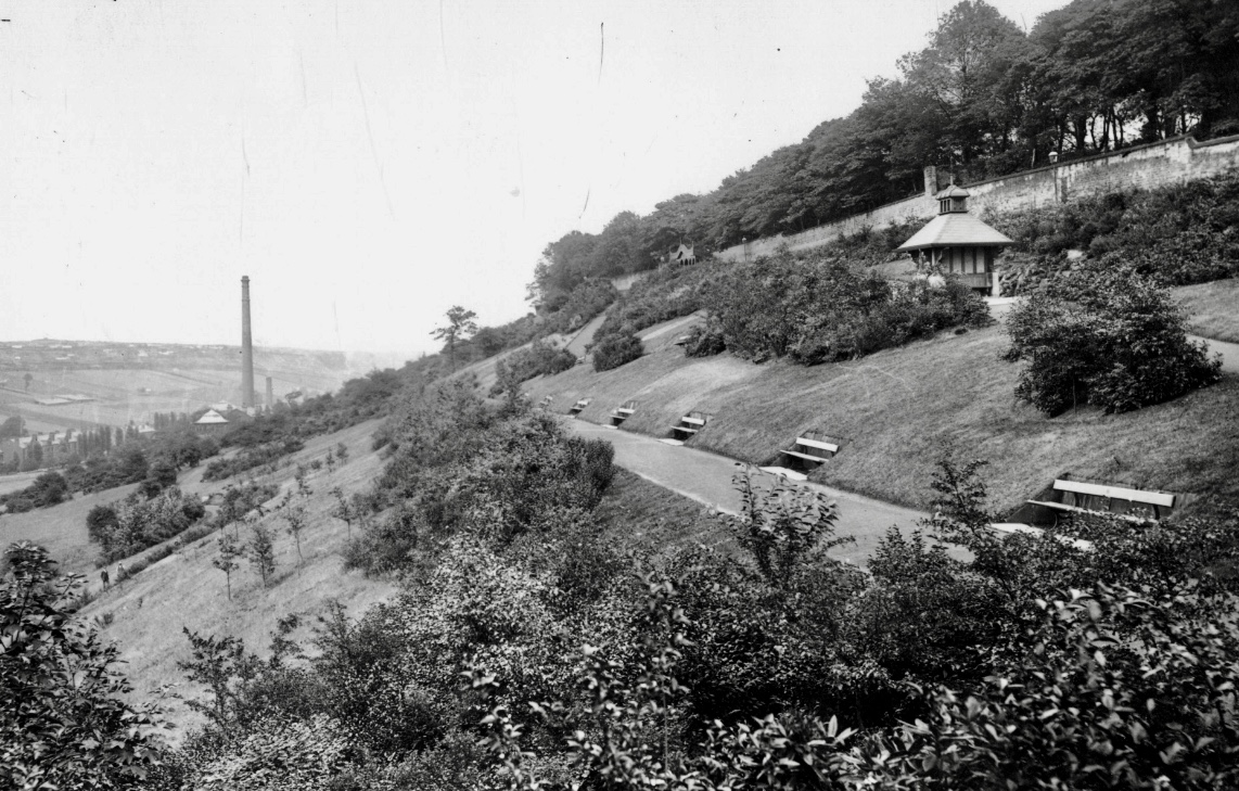 Woodhouse Ridge, with Mill Chimney in Meanwood Valley, undated