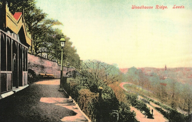 Belvedere [demolished], Top Path west, with Gas Lamp, Woodhouse Ridge, 1913