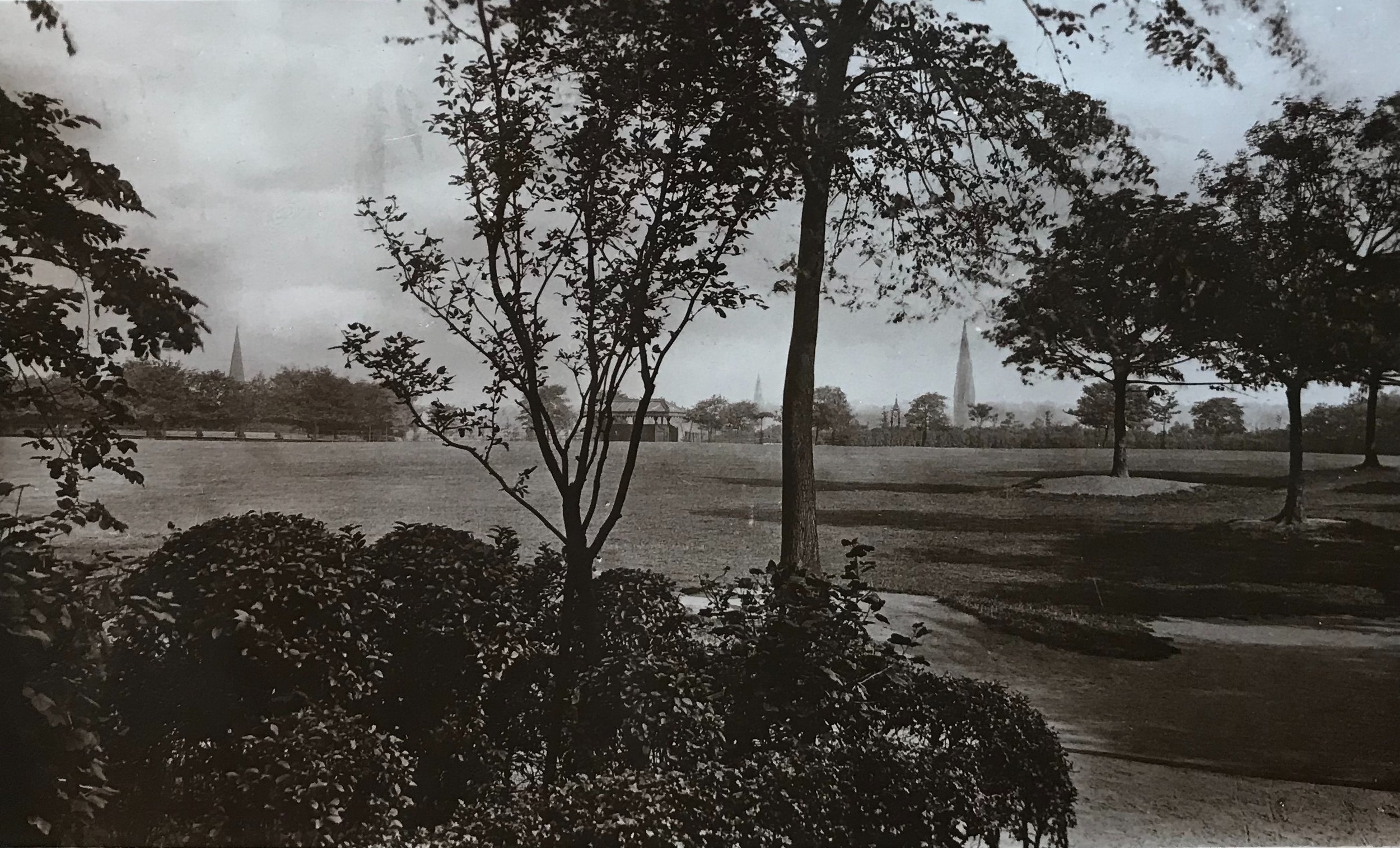 View Across Woodhouse Moor, 1922 © Thoresby Society