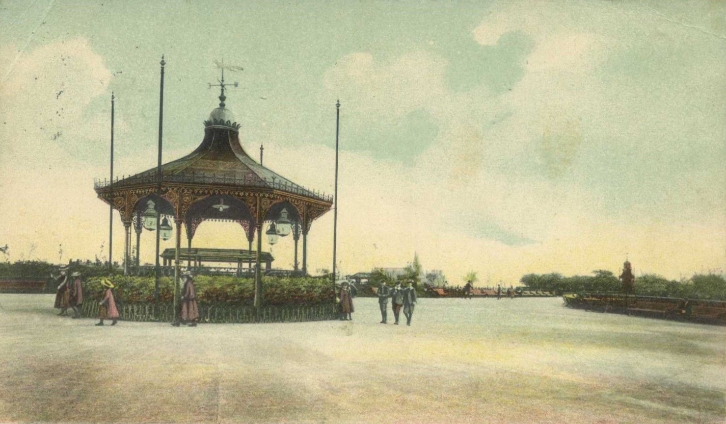 Bandstand, Woodhouse Moor, early 1900s