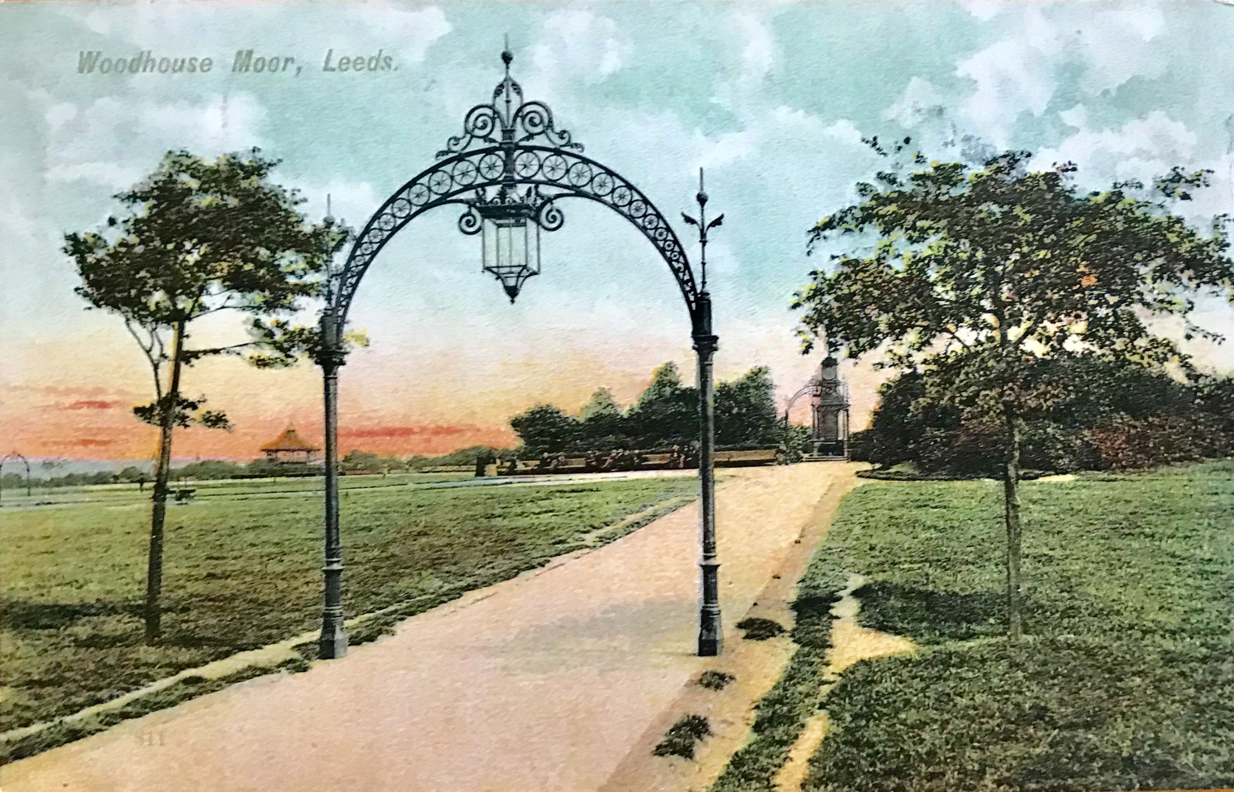 Ornamental Arches with Gas Lamps, undated 