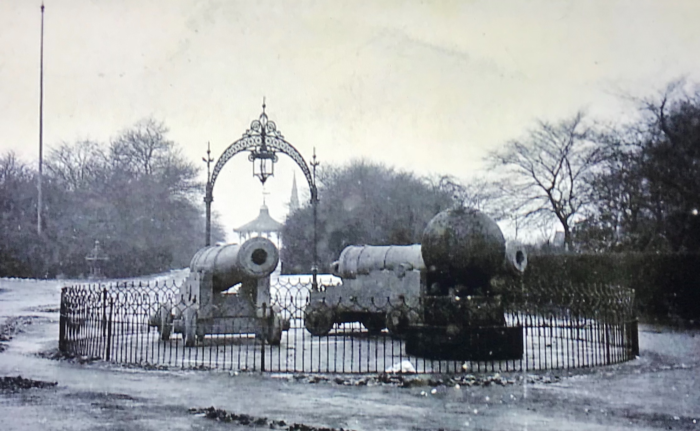 War Relics from Sebastopol, Crimean War, placed on Woodhouse Moor in 1857, undated 