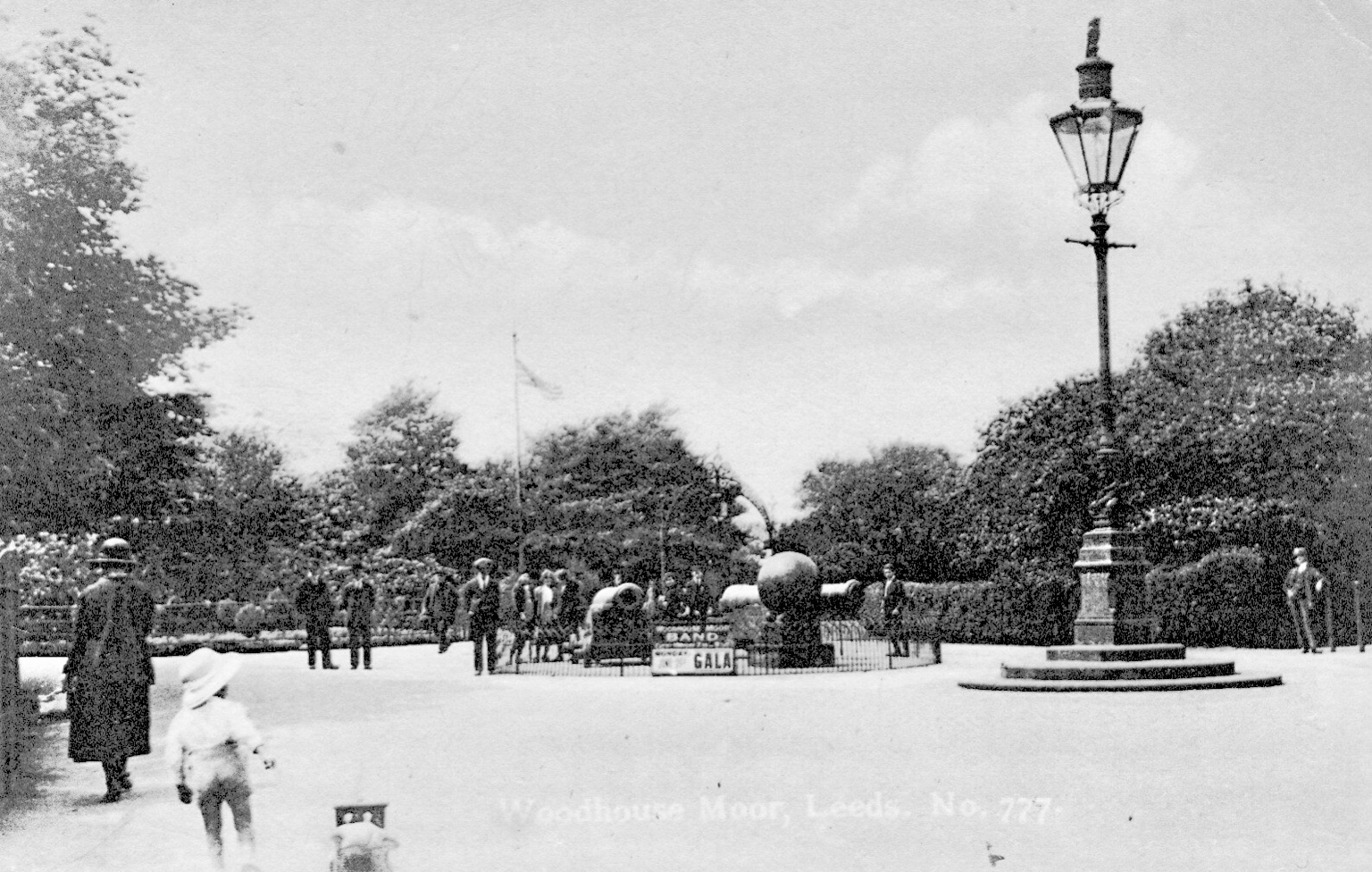 War Relics from Sebastopol, Crimean War, on Cannon Walk, Woodhouse Moor, undated 