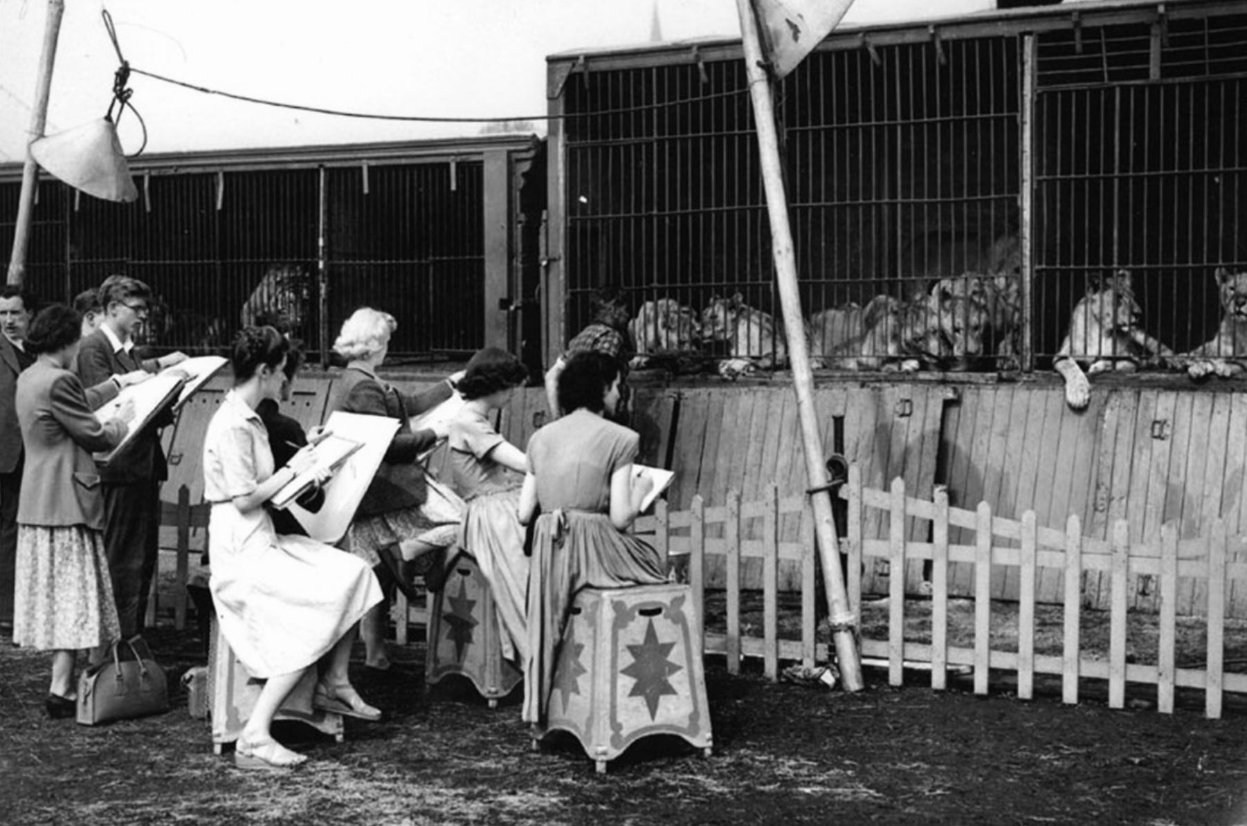 Leeds School of Art Students, Chipperfield’s Circus, 1949 © Leeds Arts University