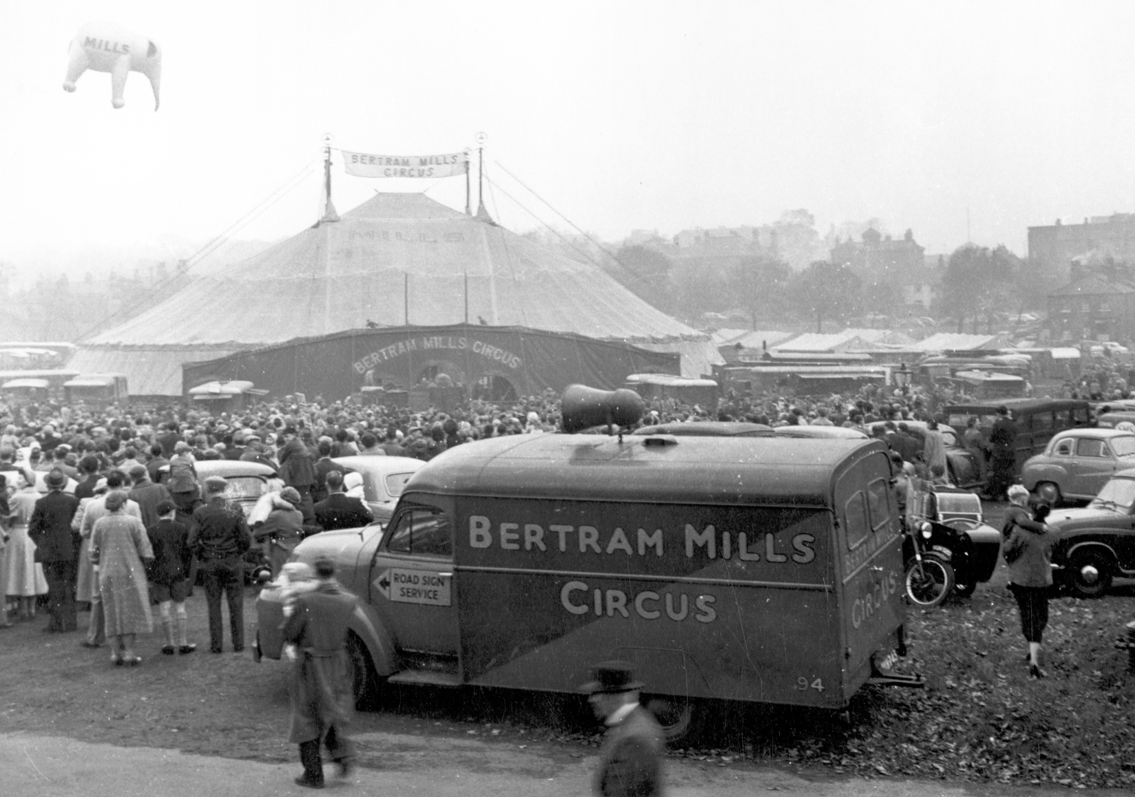 Bertram Mills Circus, Woodhouse Moor, 1950s © Leeds Civic Trust