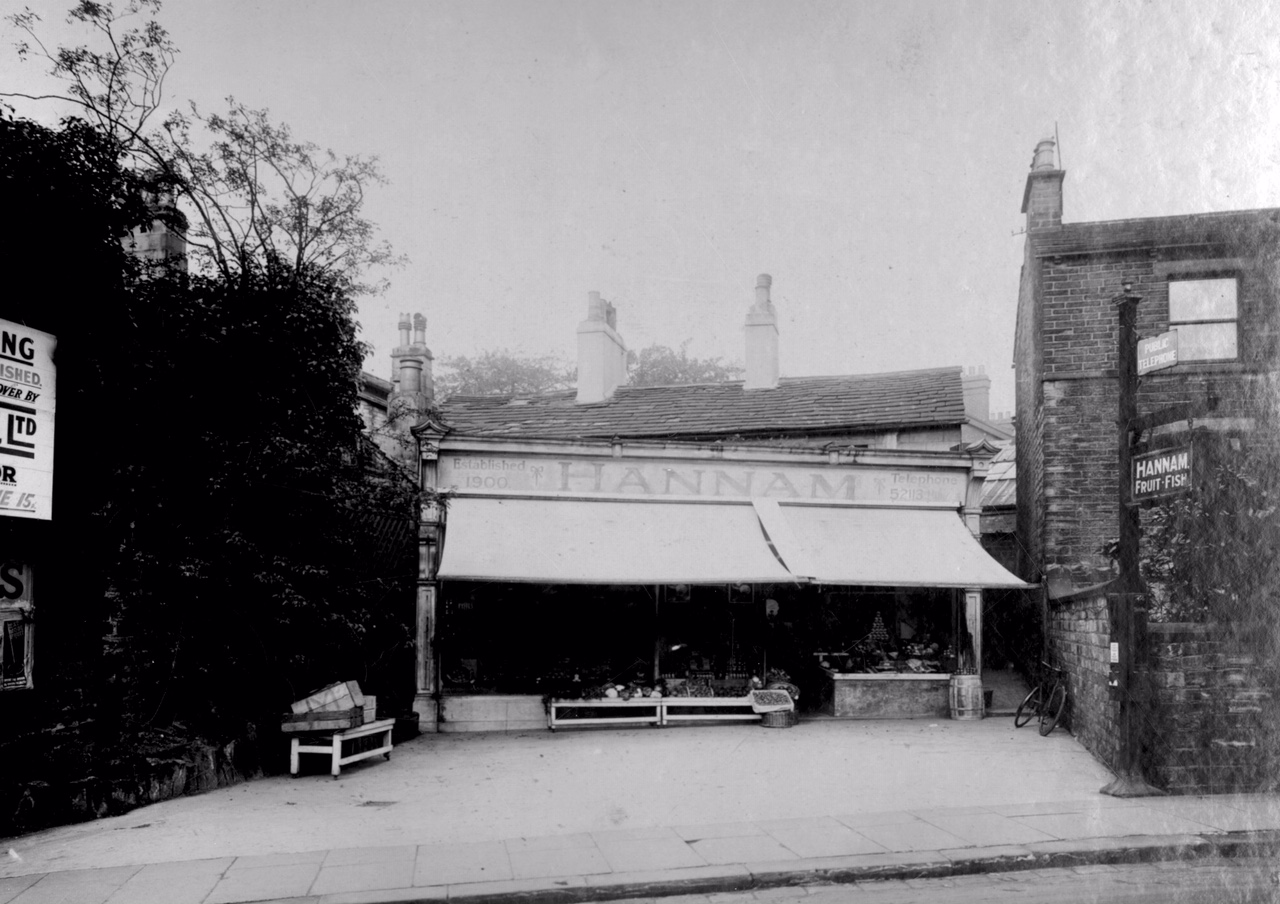 Hannam’s Fruit and Fish Shop, 50 North Lane, 1931