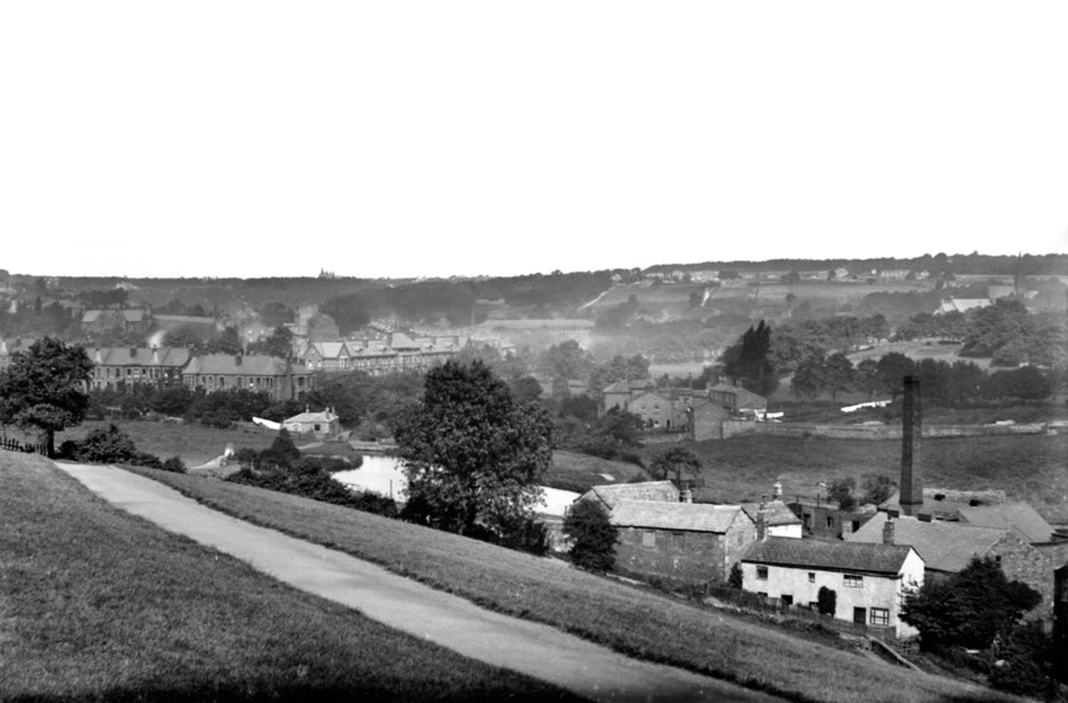 19 Woodland Dye Works (formerly Old Oil Mill) (demolished), c1890