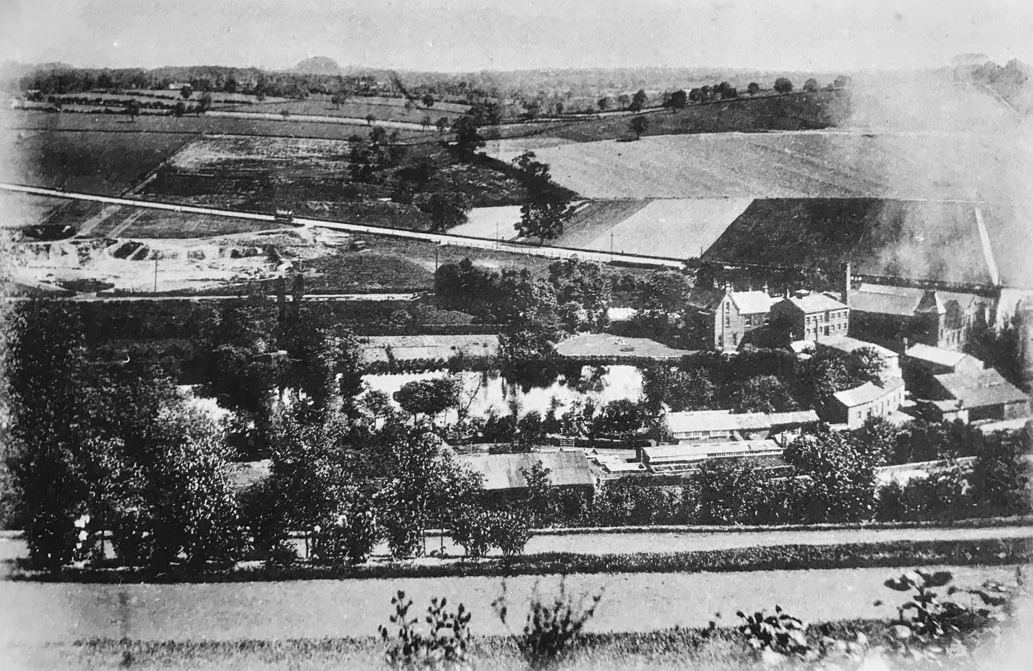 33  Grove Mill and Pond (demolished), c1890