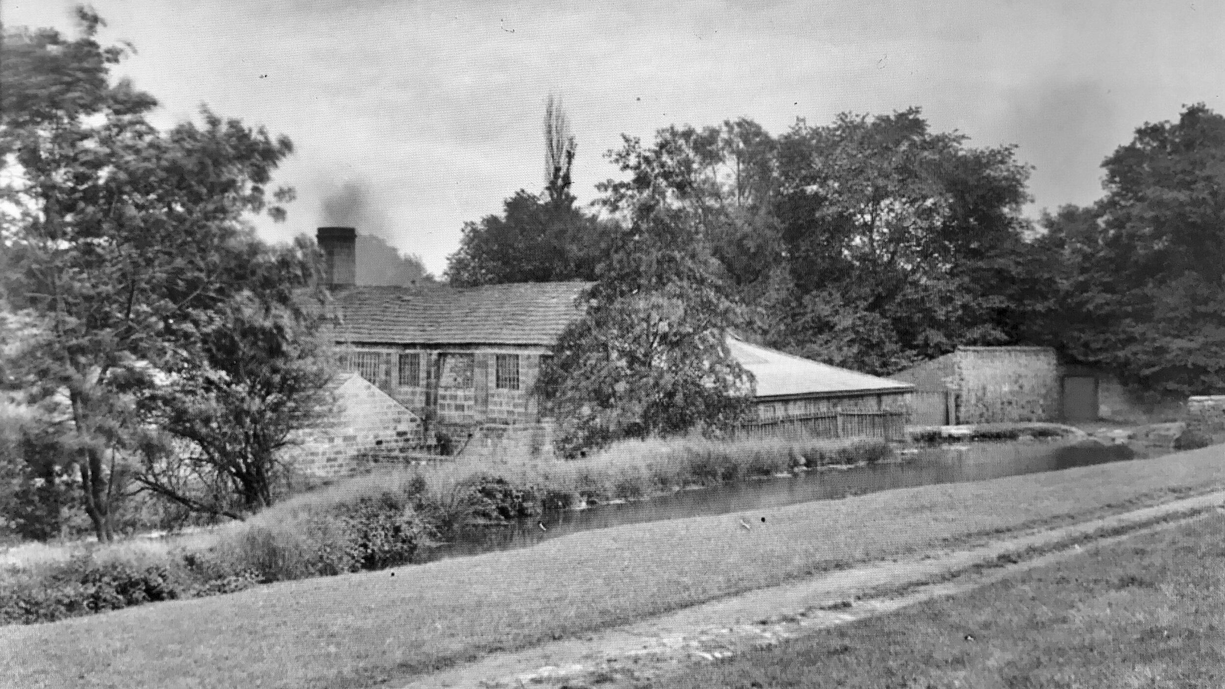 10 Weetwood Paper Mill (demolished), Gray's Lane, Weetwood Mill Lane, 1888 © University of Leeds