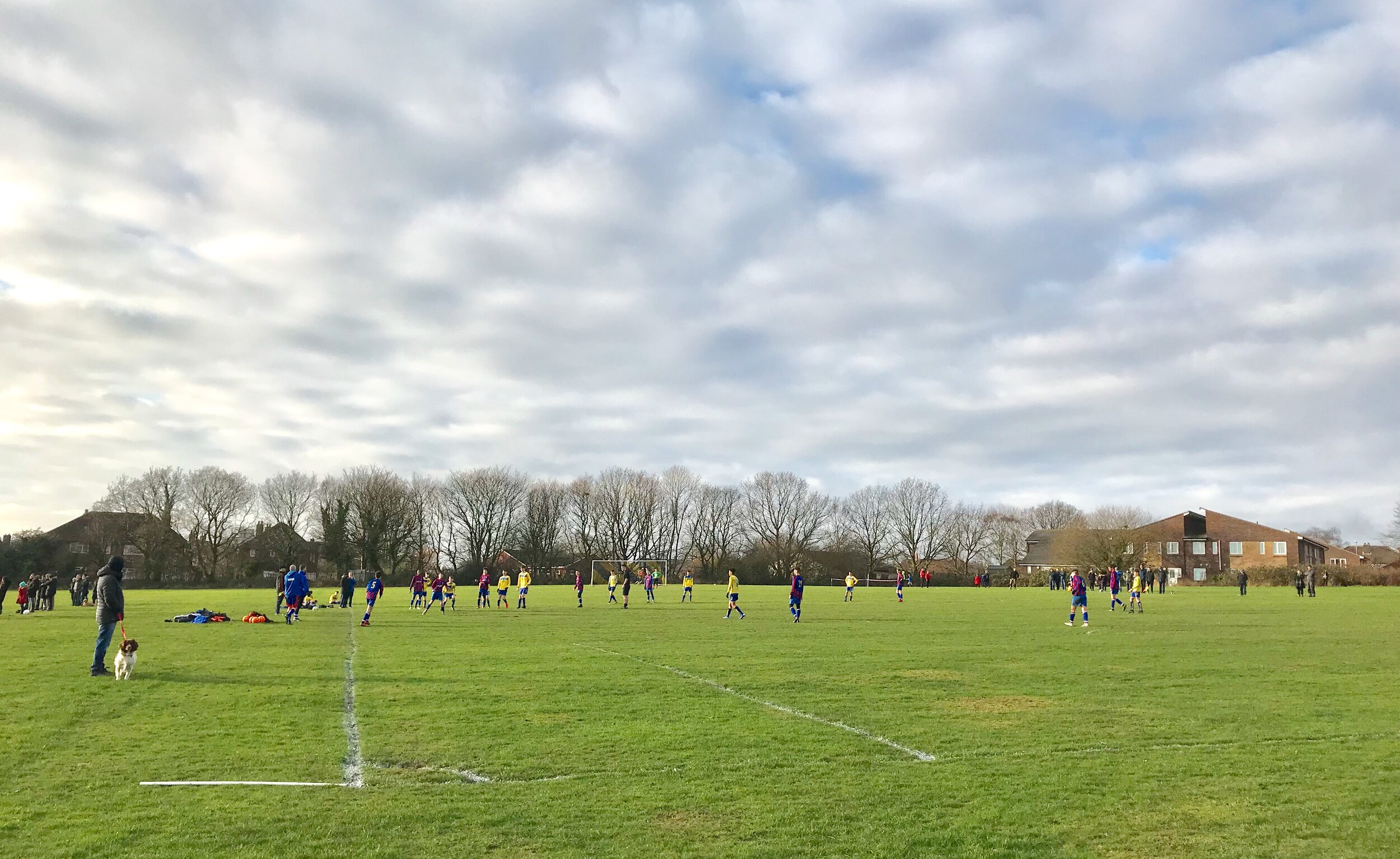 Football on West Park Fields © HP