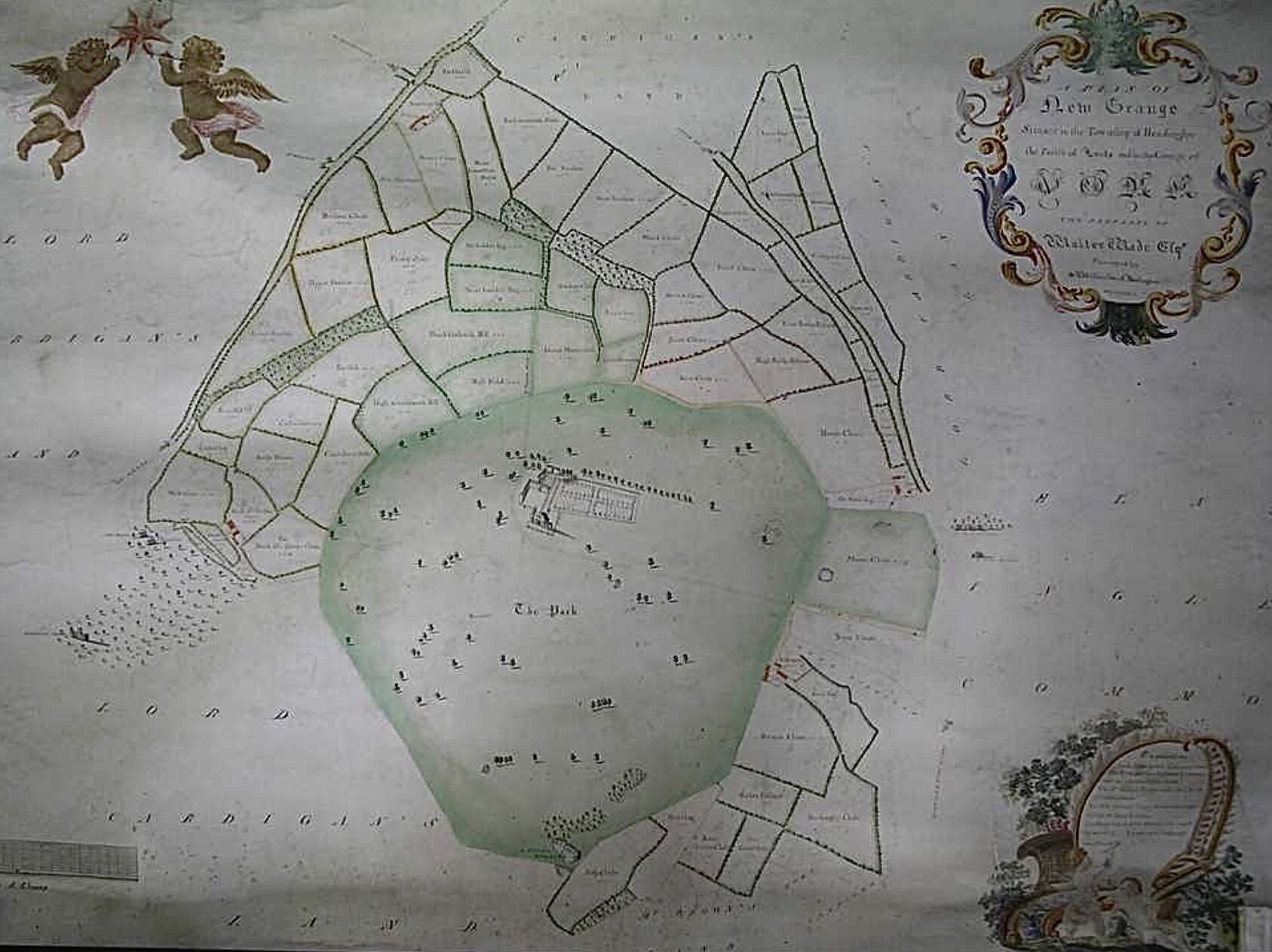 A Plan of New Grange, 1776