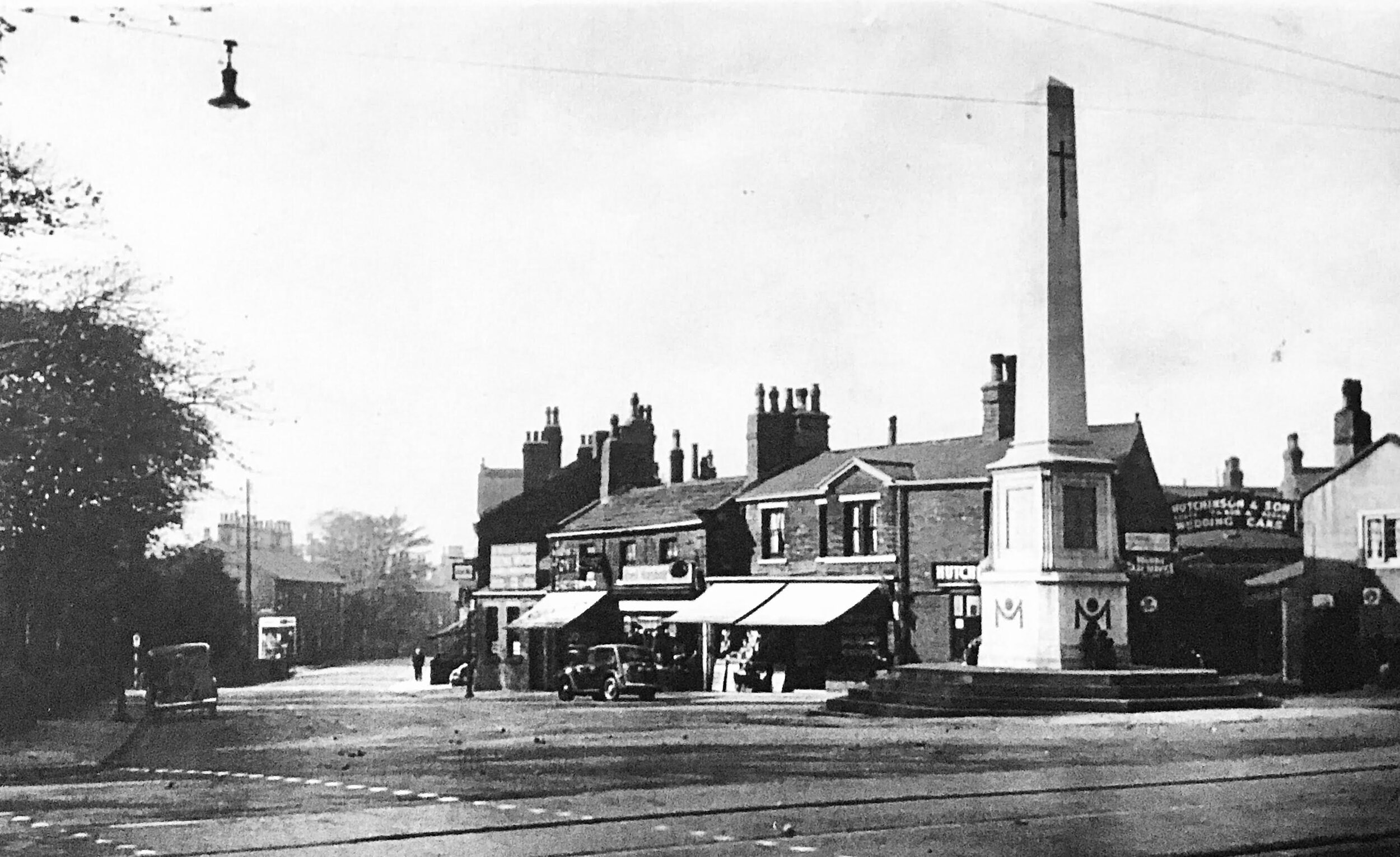 War Memorial and junction with St Michael's Road, undated