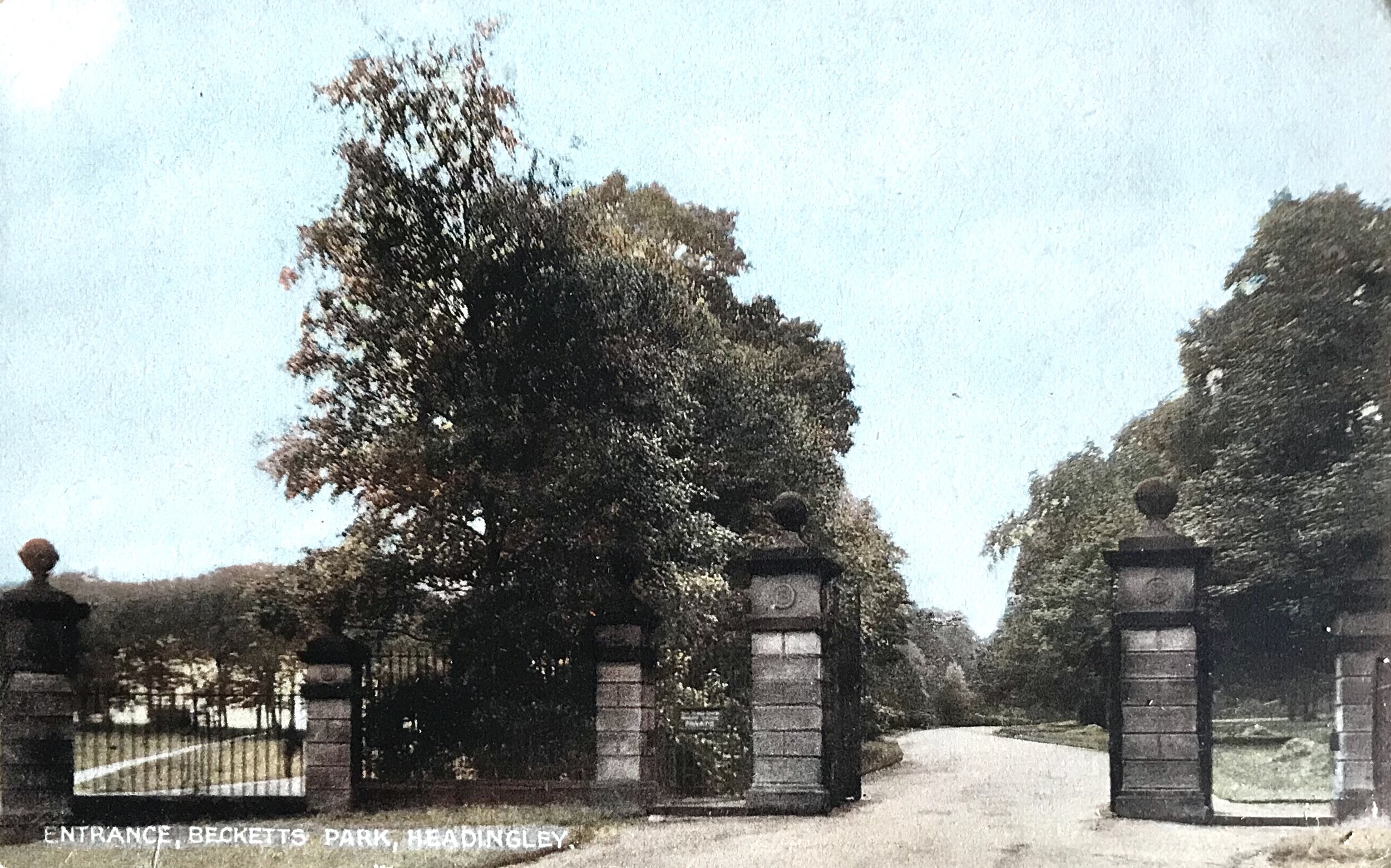Entrance to City of Leeds Training College, Beckett Park, c1930