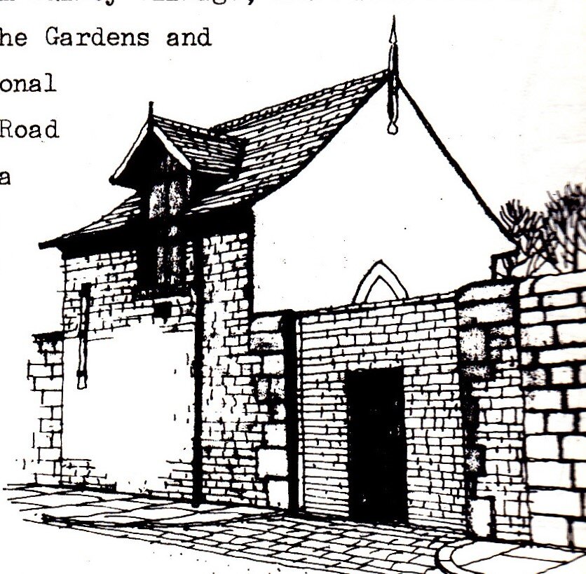 17A  Lodge, Zoological &amp; Botanical Gardens, 1840, Cardigan Lane; drawing, 1975
