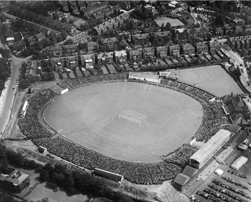 The third Test Match between England and Australia, Headingley Stadium, 1926 © Historic England
