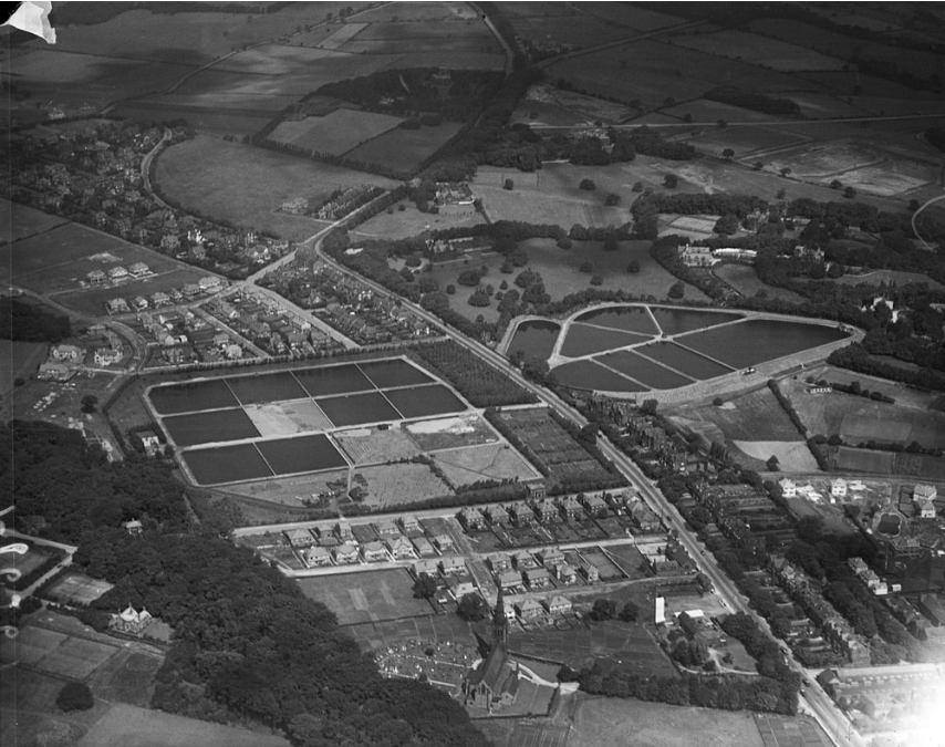 Weetwood Filter Beds, 1926 © Historic England