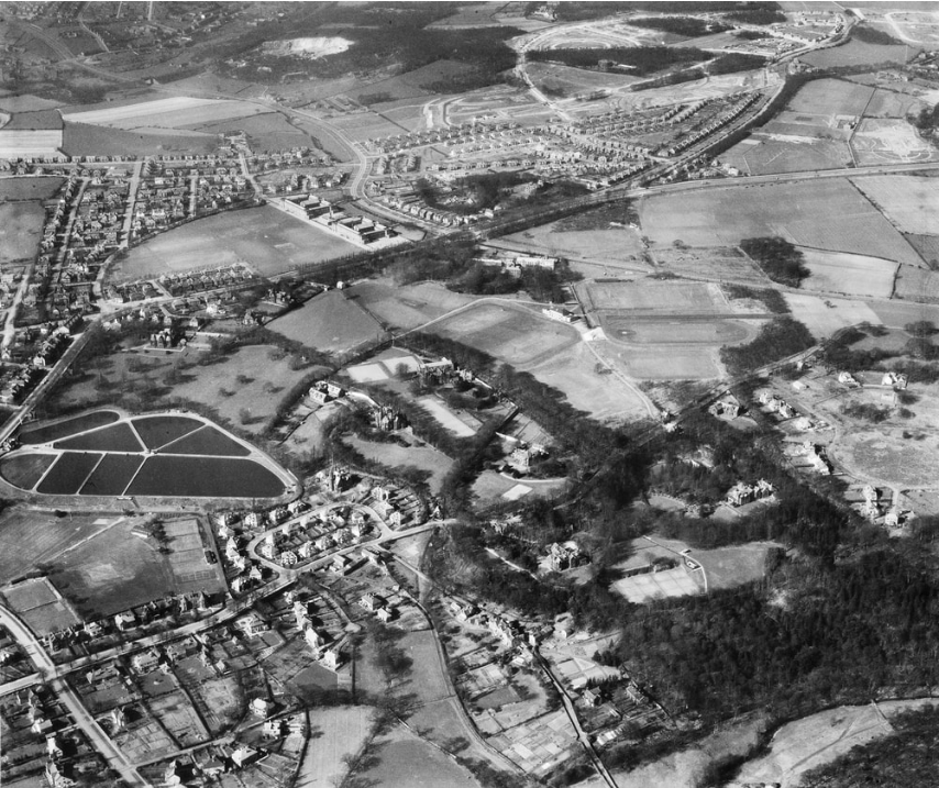 Weetwood, with West Park, 1948 © Historic England