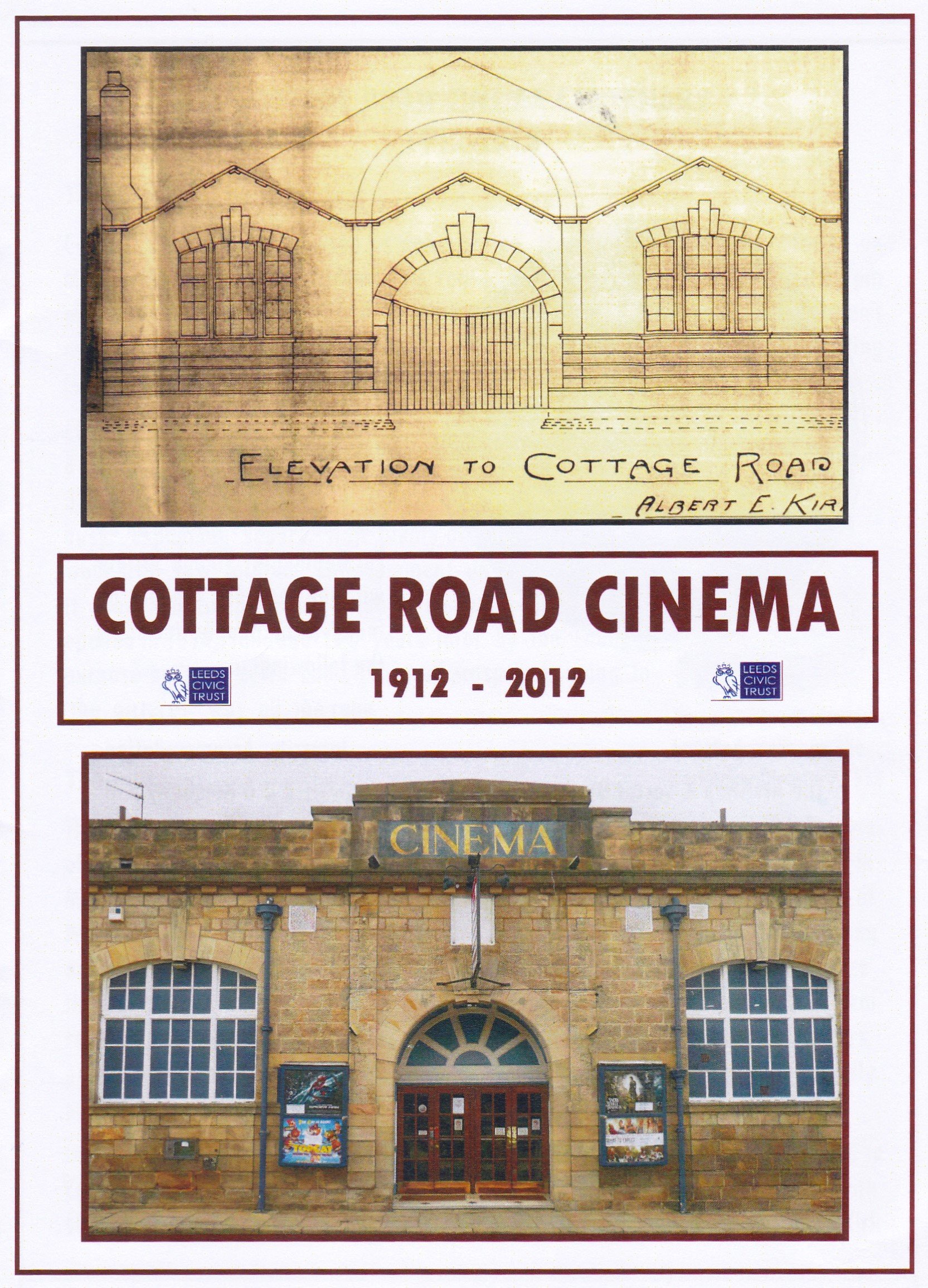 Centenary Leaflet, Cottage Road Cinema, Far Headingley Village Society, 2012