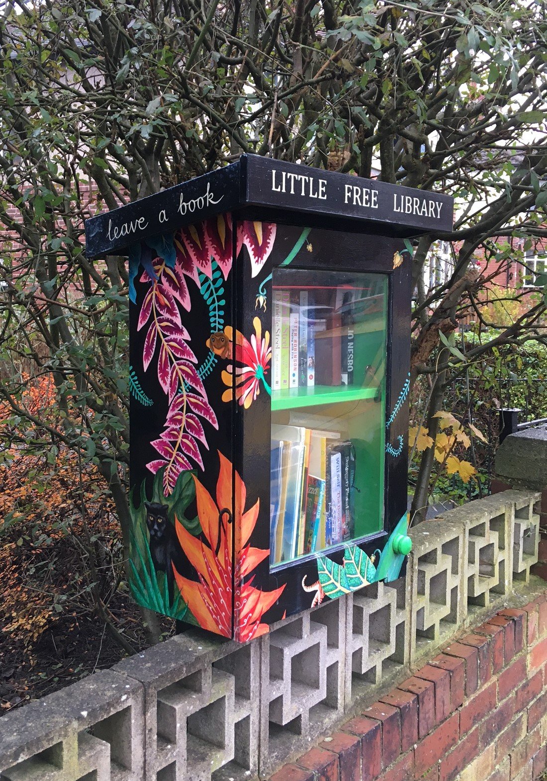 Cassy Oliphant, Jungle Book Box, Little Free Library, Becketts Park Drive © RT 2022