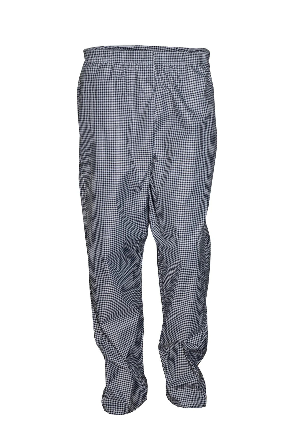 GINGHAM (SMALL BLUE & WHITE) CHEF TROUSERS 