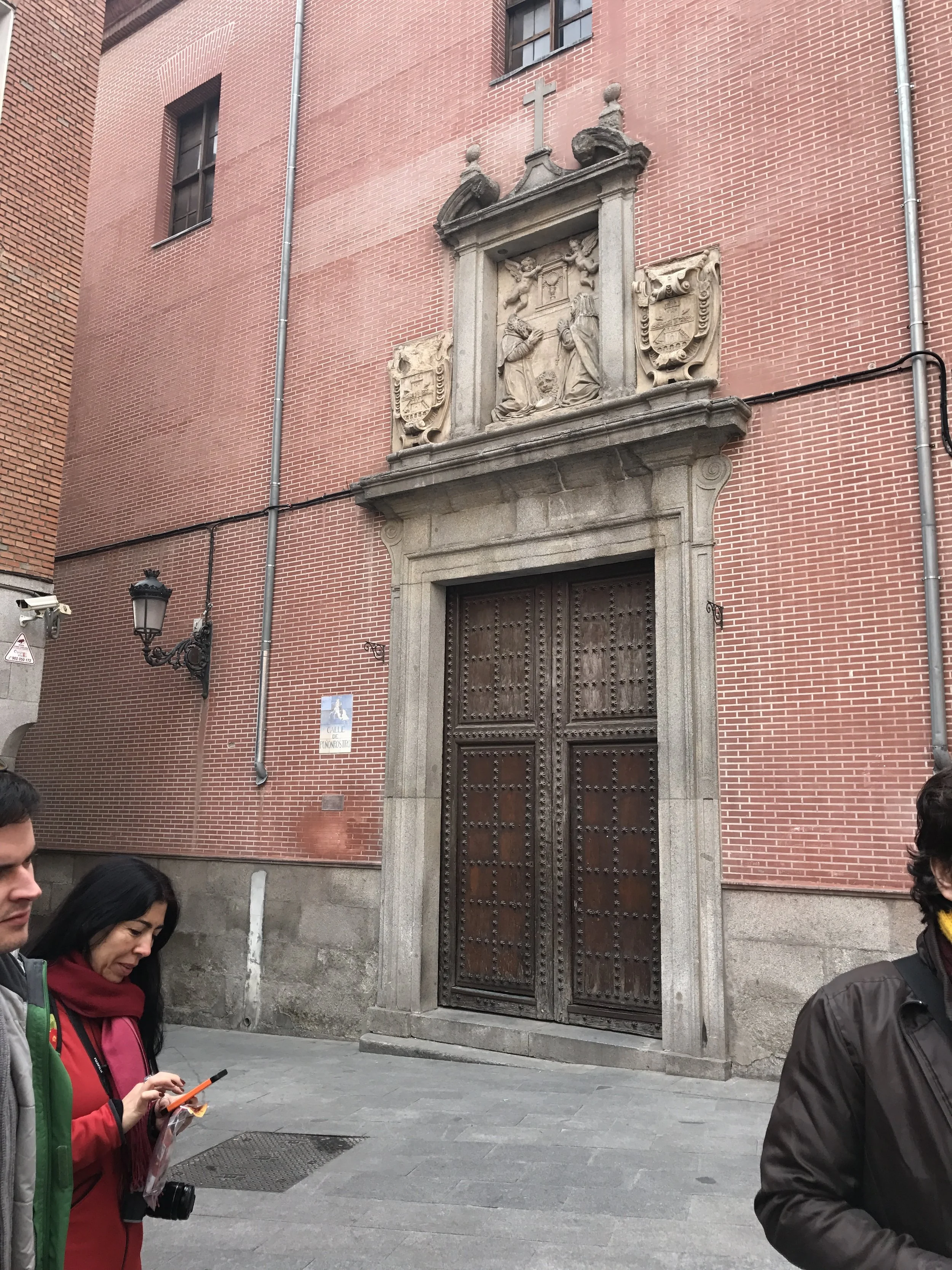 Behind these doors there are nuns who sell cookies 