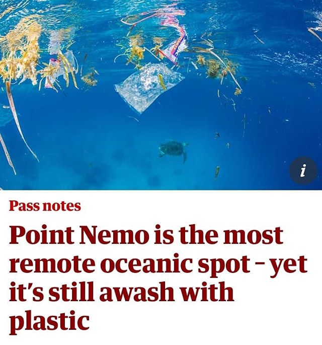 The area is so far flung that the nearest humans are often those aboard the International Space Station. But even that hasn&rsquo;t saved it from the scourge of microplastics ➡️ https://www.theguardian.com/environment/shortcuts/2018/may/18/point-nemo