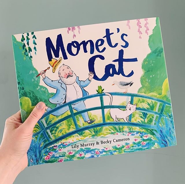 Today is publication day for #monetscat written by @lilymurraybooks with pictures by yours truly! 🥳 Head over to @lomartbooks for some more behind the scenes pics 🐱🎨