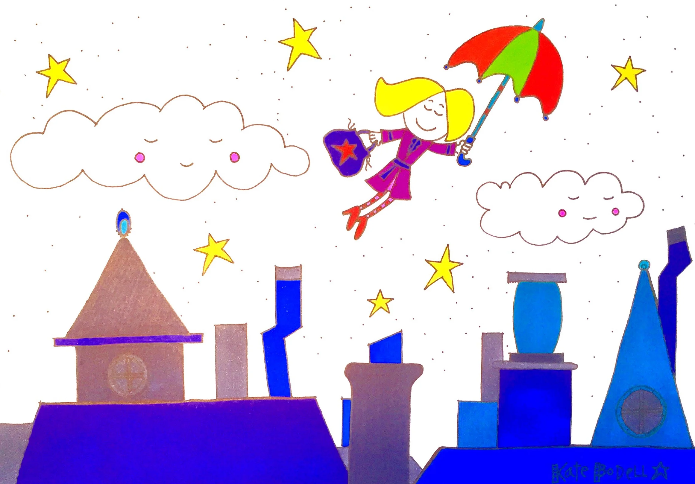 There’s nothing quite like London rooftops! A come fly with me commission for an ex-Londoner.