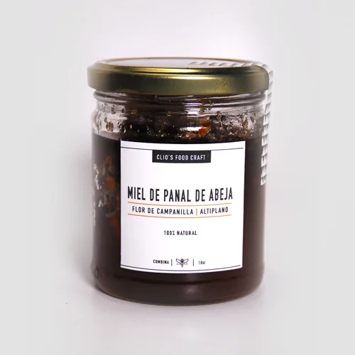 MIEL DE PANAL DE ABEJA FLOR DE CAMPANILLA (ALTIPLANO) - Q.75
