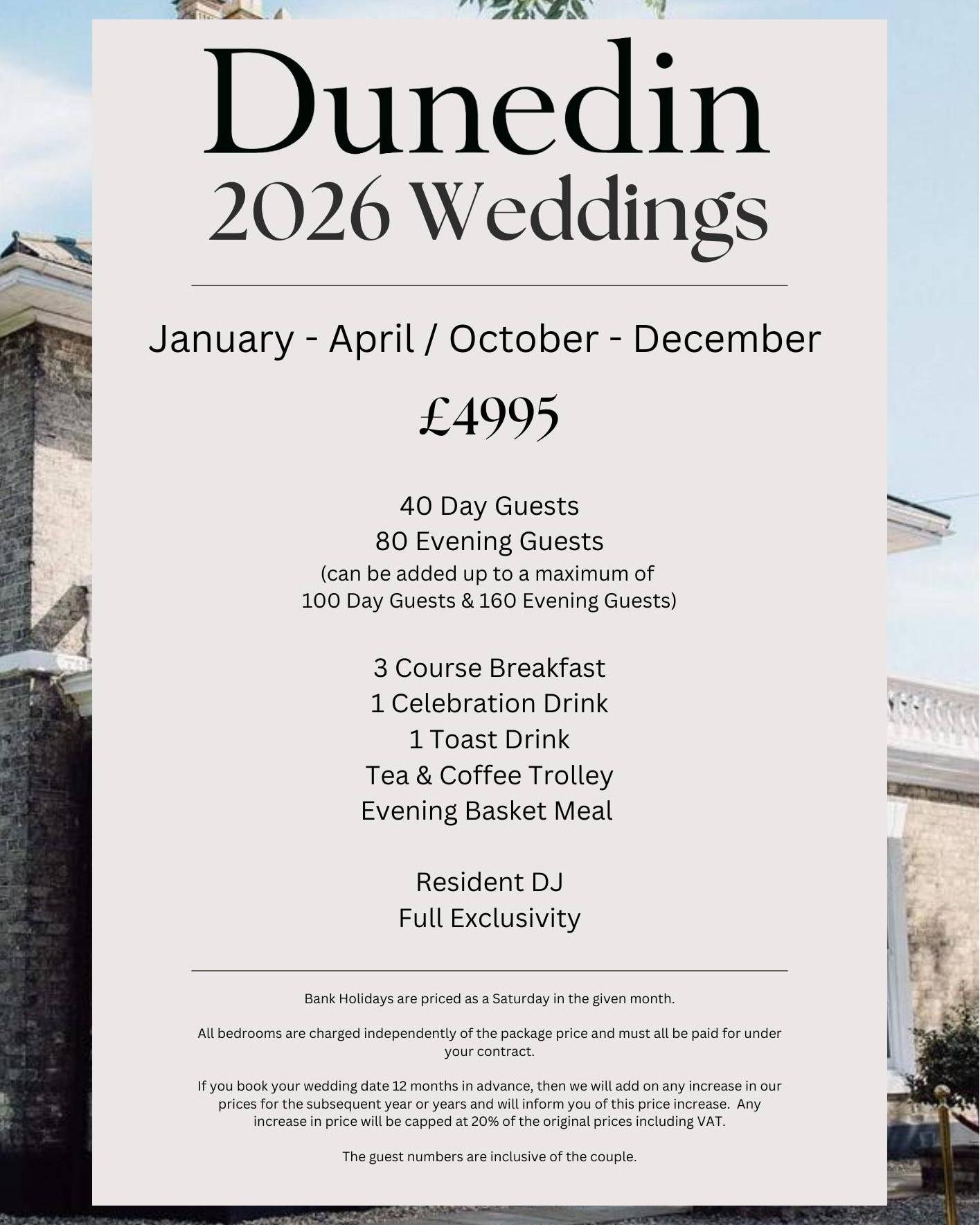 📣 2026 WEDDINGS 📣

Calling all engaged couples - could 2026 be your year to tie the knot? 

If you would like longer to plan your celebrations, our diaries are open for 2027 and 2028 weddings too!

Join us at our wedding fayre this Sunday from 12pm