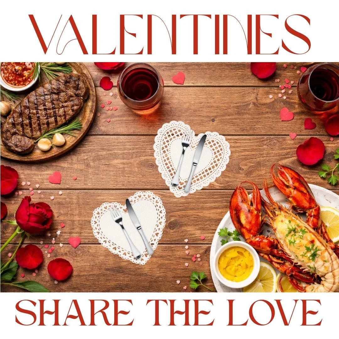 💕 SHARE THE LOVE &ndash; A Surf &amp; Turf Valentines at Dunedin 💕

Treat your special someone to a Valentines feast made for two 🍴

🥂Saturday 14th February // 6pm &ndash; 8pm 🥂
2 Courses - &pound;42pp // 3 Courses &amp; Arrival Fizz - &pound;48