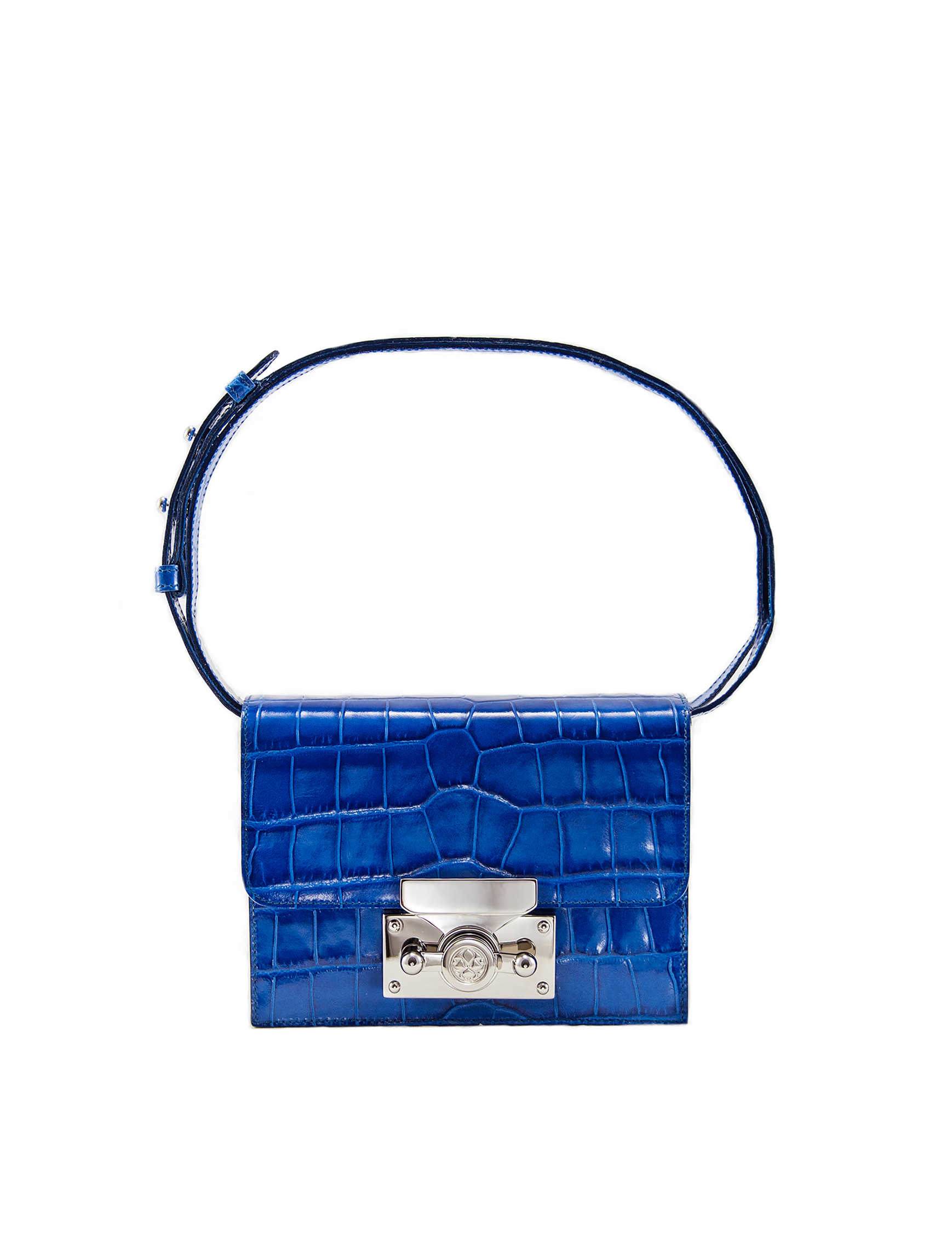 SAYA_AW 1718_ELECTRIC BLUE CROC S_FRONT SHORT STRAP.jpg