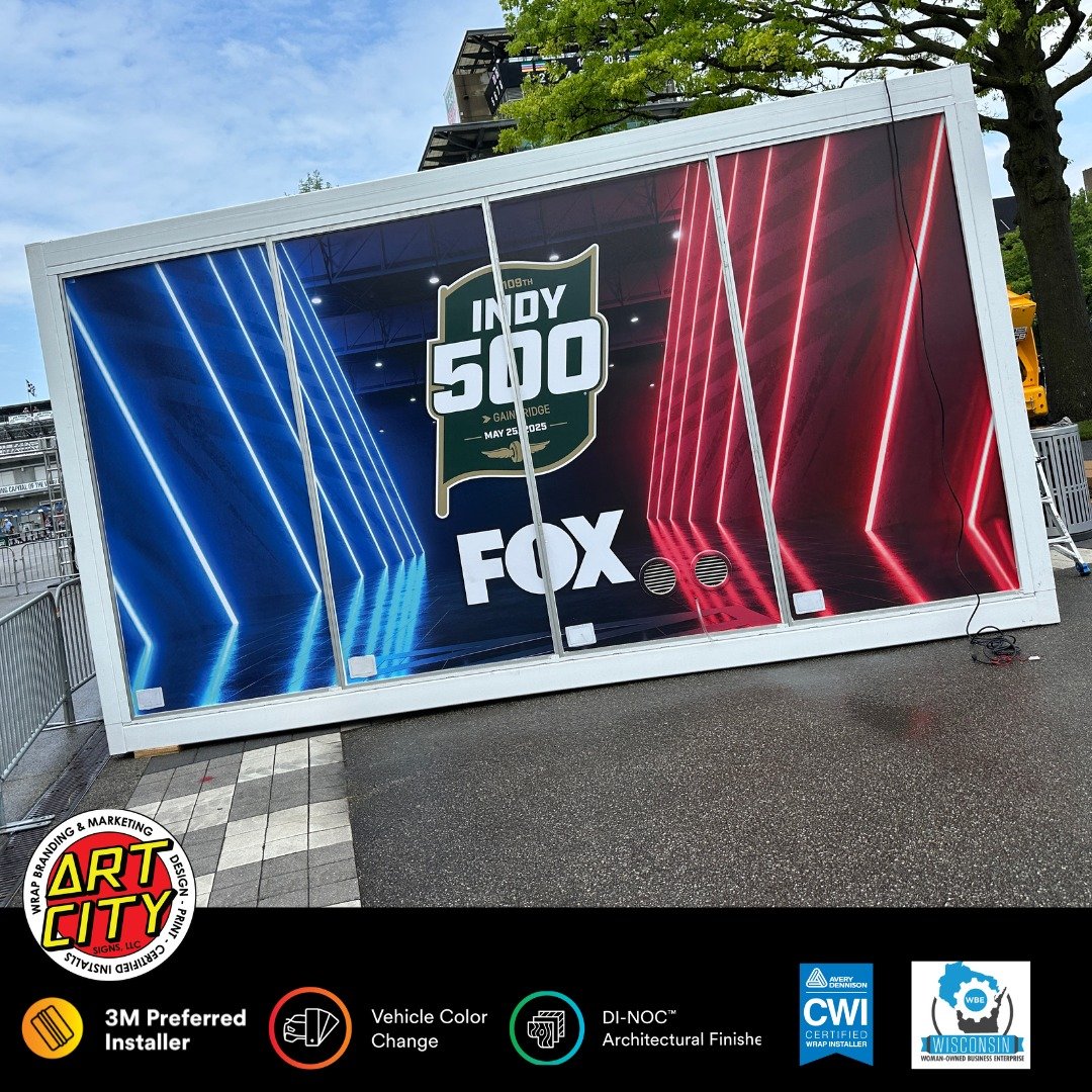 Quick 24 hour trip down to the #indianapolis500 

#graphicinstallation #vinylwraps #graphics