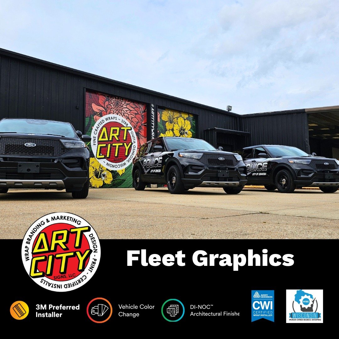 They keep our streets safe, and we keep their graphics fresh!

#graphics #graphicinstallation #graphicinstaller #wrapshop #fleetgraphics #rolandprinter #policeinterceptor